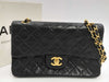 CHANEL Lambskin Matelasse 23 Double Flap Shoulder Bag