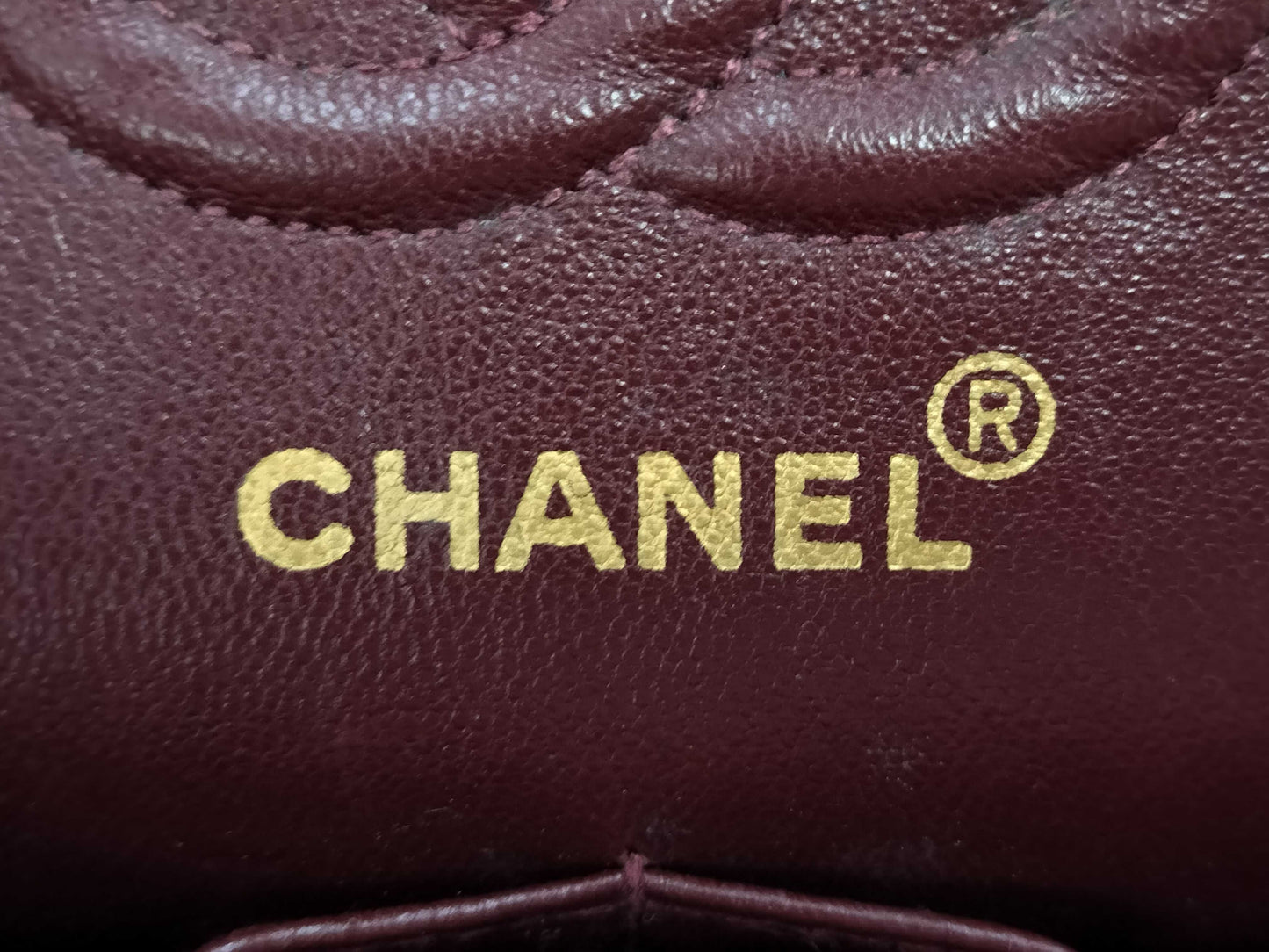 CHANEL Lambskin Matelasse 23 Double Flap Shoulder Bag