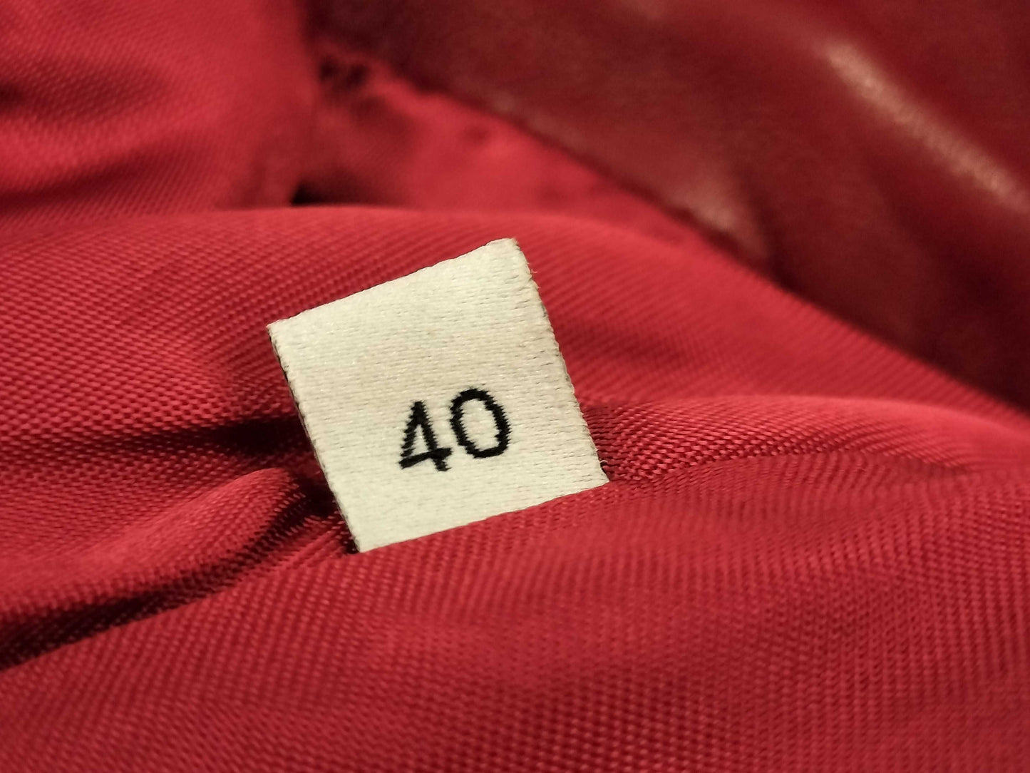 GUCCI Leather Red Pants 629532
