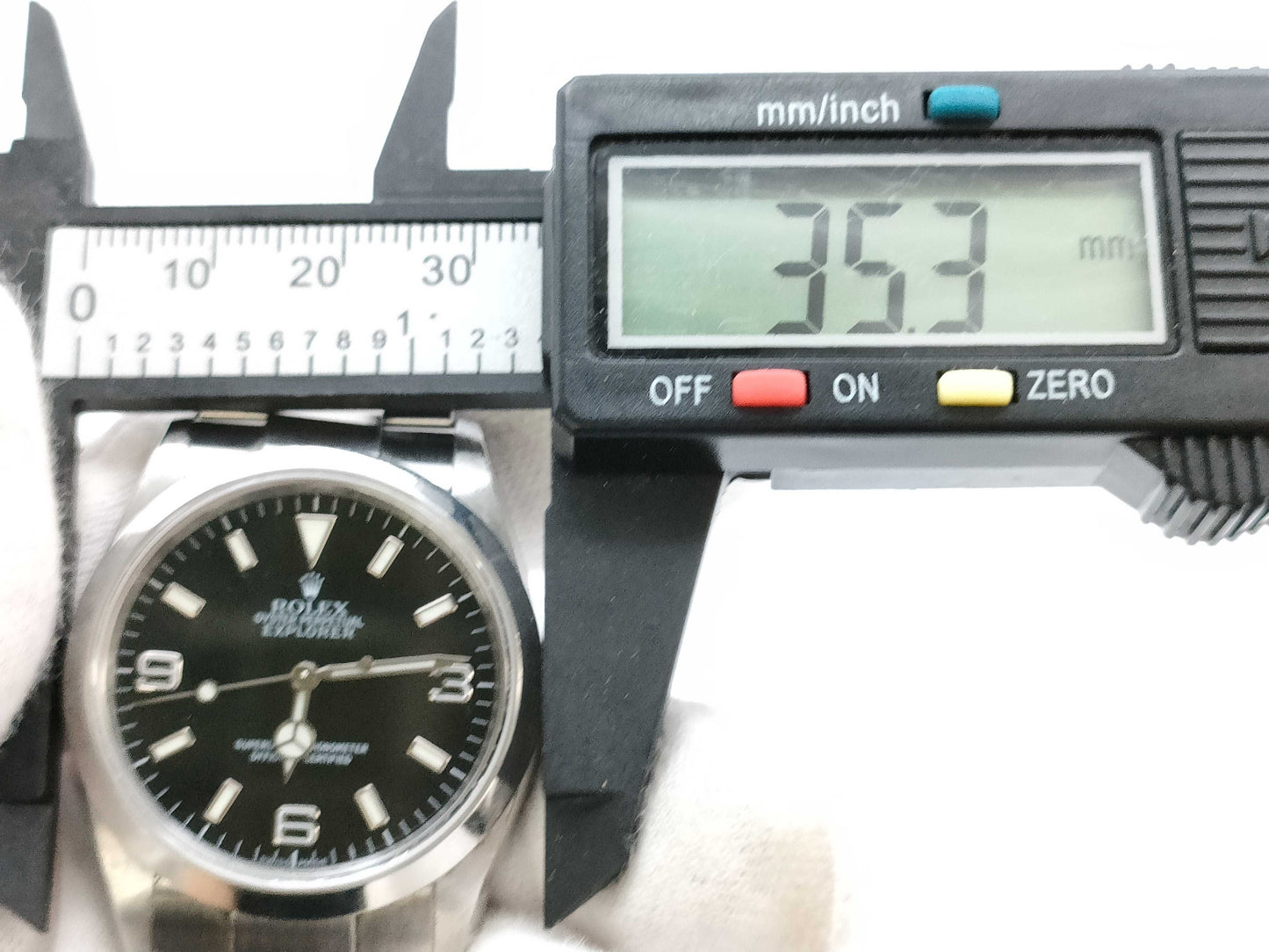 ROLEX 114270 Z629588 Black Dial Men's Watch