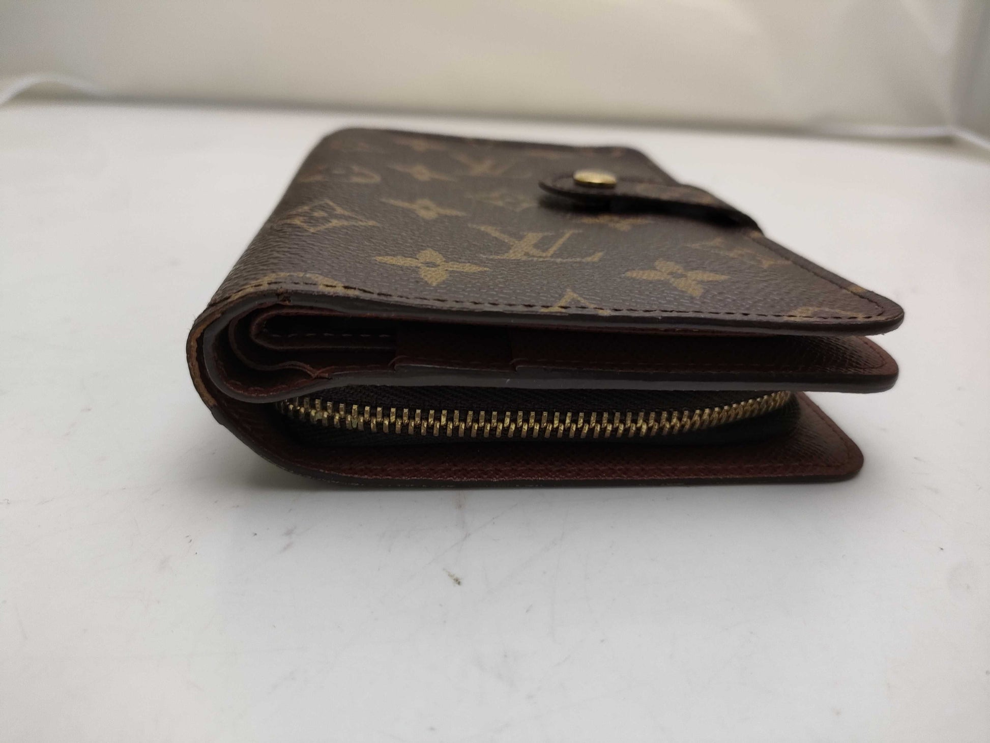 LOUIS VUITTON Monogram M61207 Porto Papier Zip Wallet
