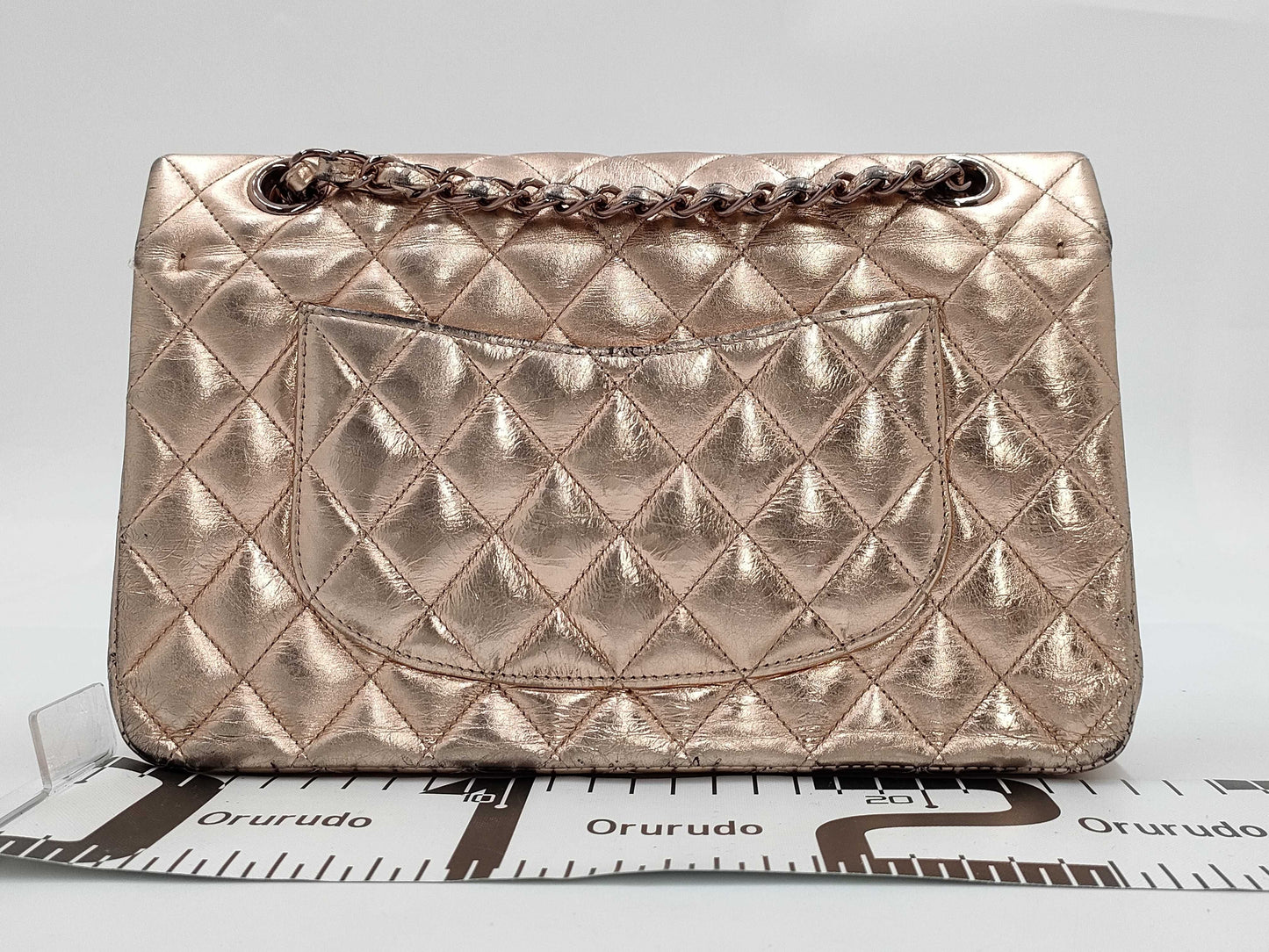 CHANEL Lambskin Matelasse Double Flap Shoulder Bag, 2008 Tokyo Limited Edition, Karl Lagerfeld Signed