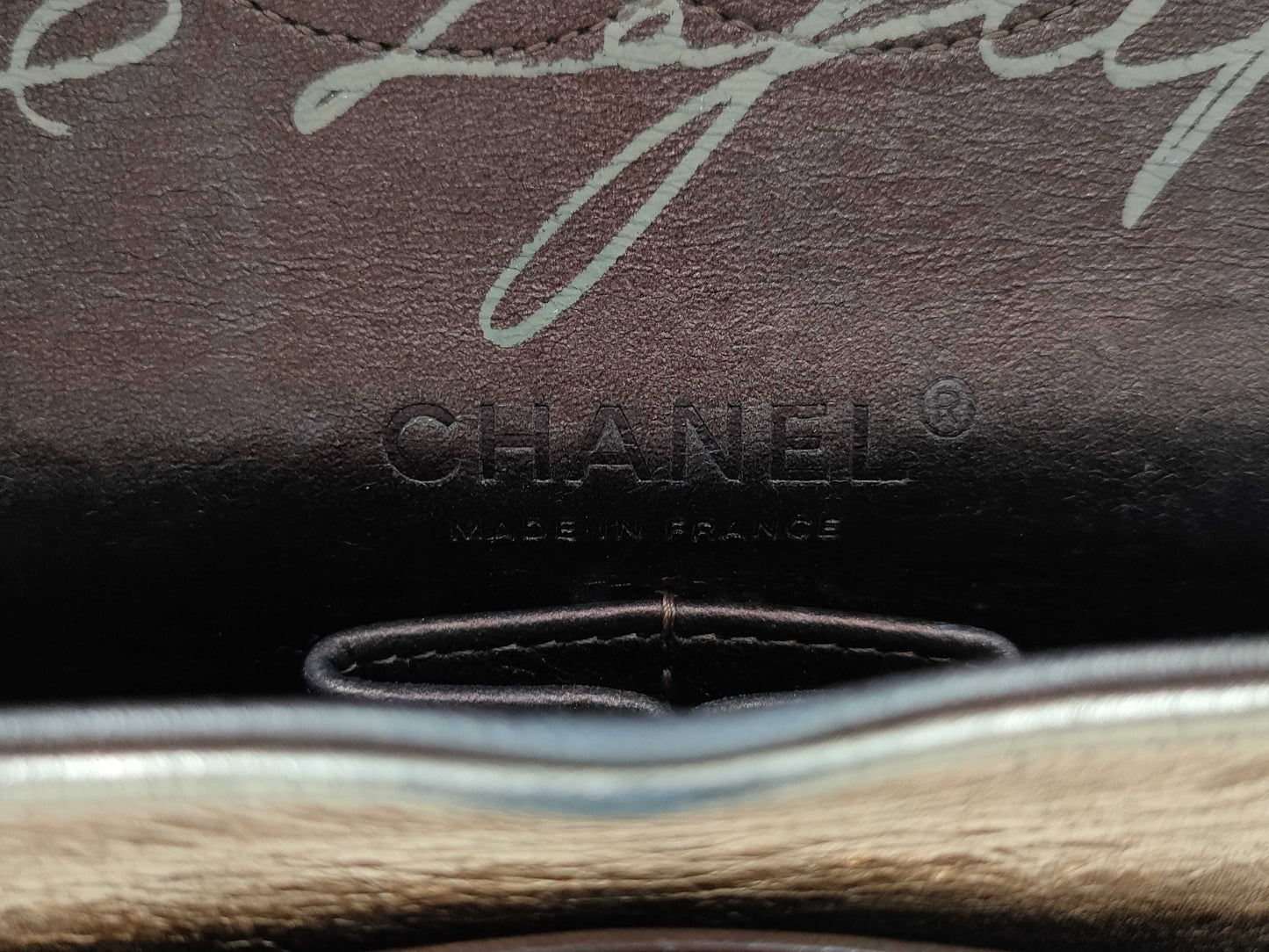 CHANEL Lambskin Matelasse Double Flap Shoulder Bag, 2008 Tokyo Limited Edition, Karl Lagerfeld Signed