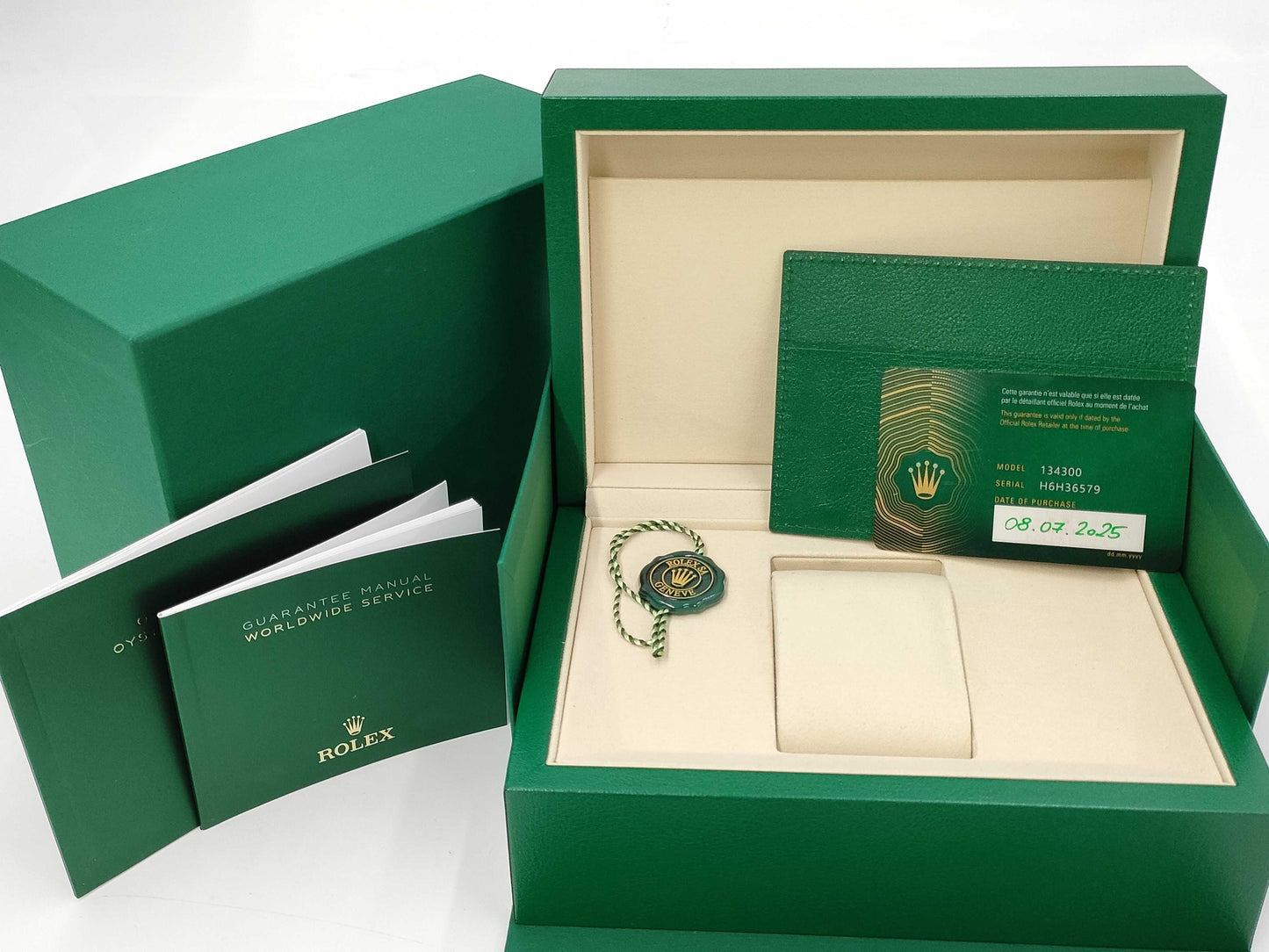 ROLEX 134300 H6H36579 Pistachio Men's Watch