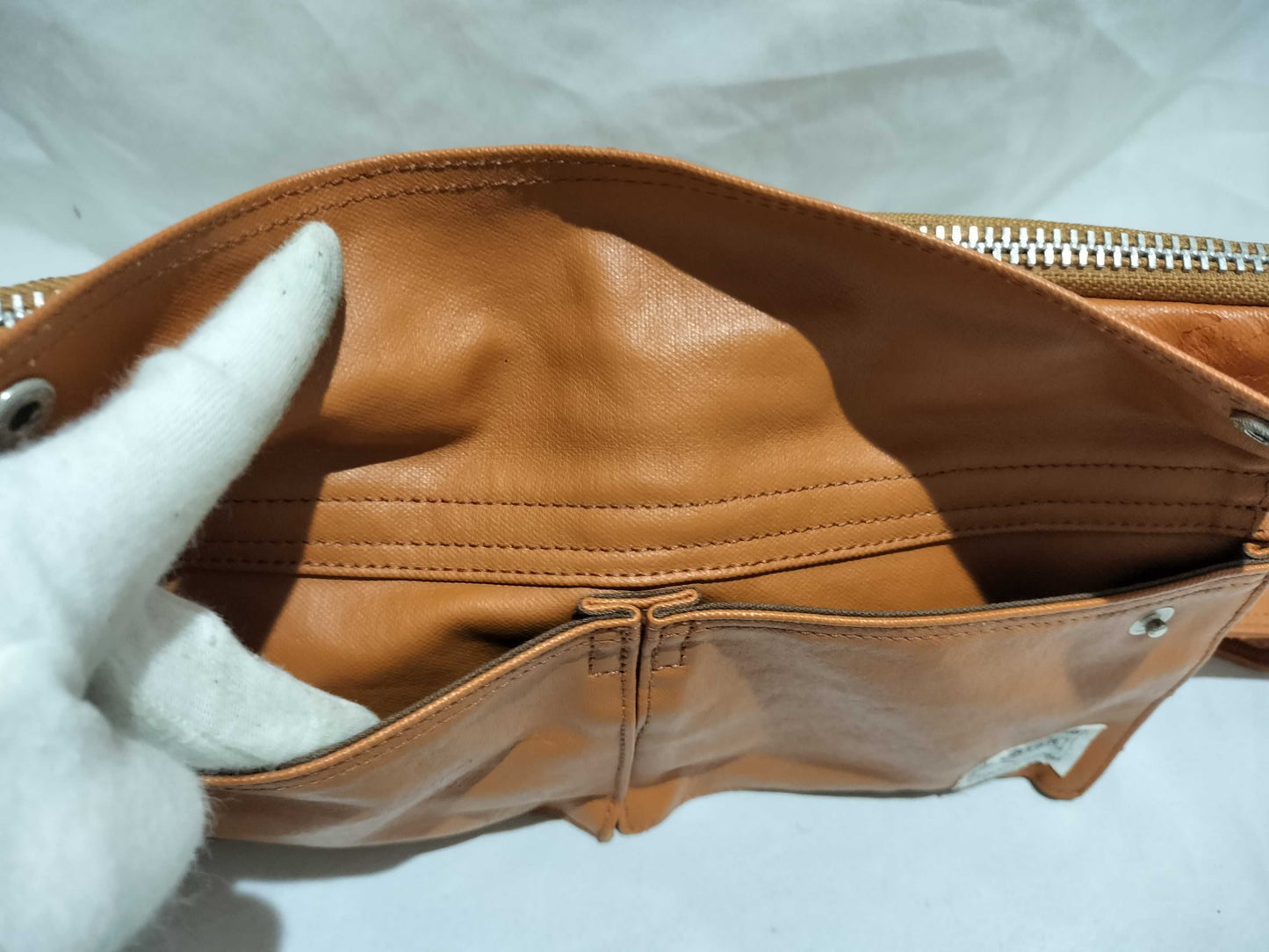 (10460_0303) PORTER Leather Waist Pouch Waist Bag