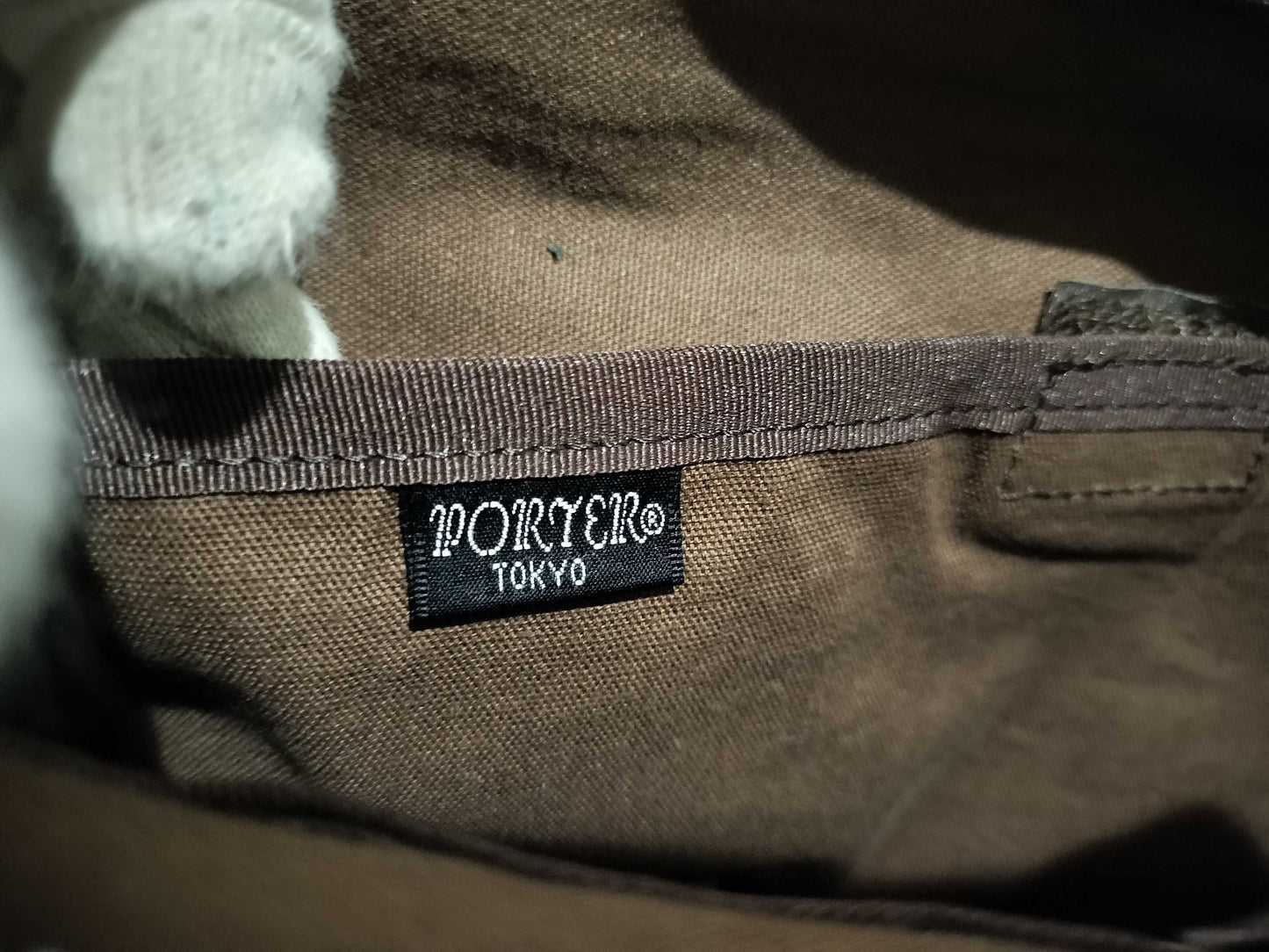 (10460_0303) PORTER Leather Waist Pouch Waist Bag