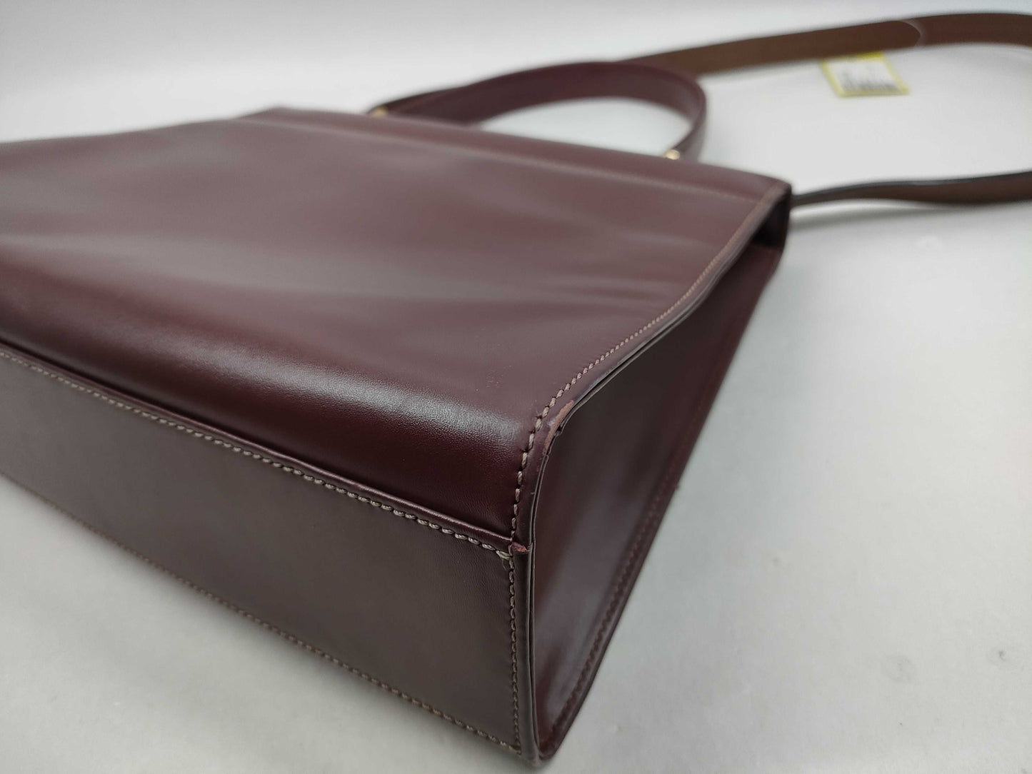 (10460_0125) Cartier Mast Mastline 2WAY Shoulder Hand Handbag