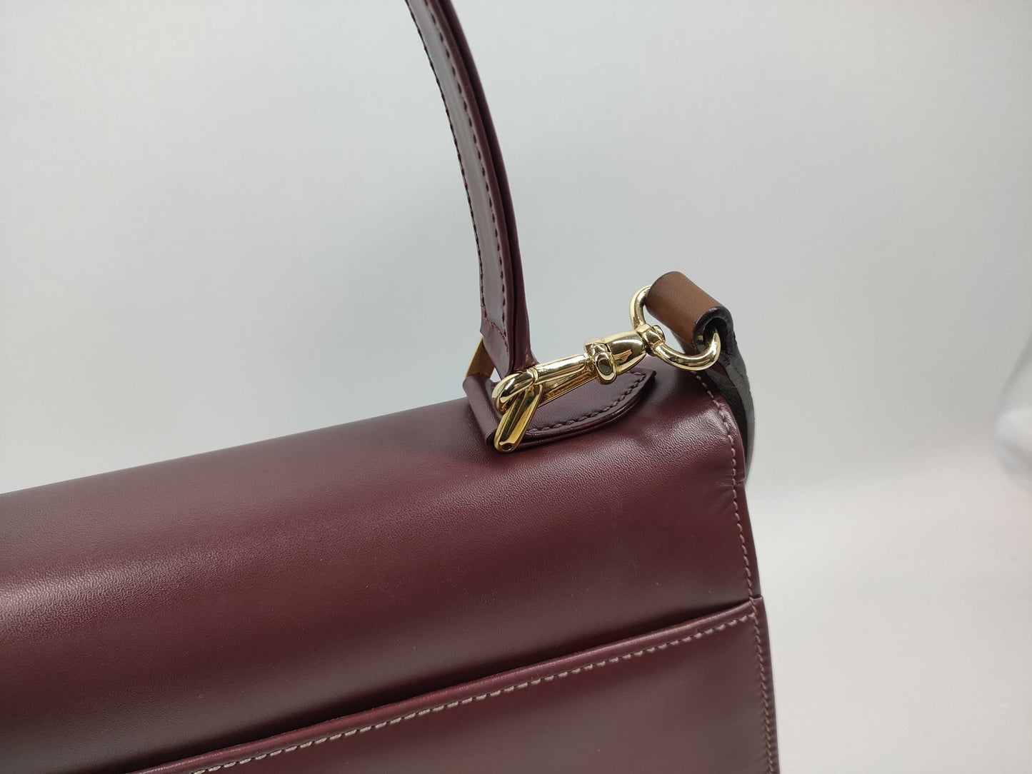 (10460_0125) Cartier Mast Mastline 2WAY Shoulder Hand Handbag