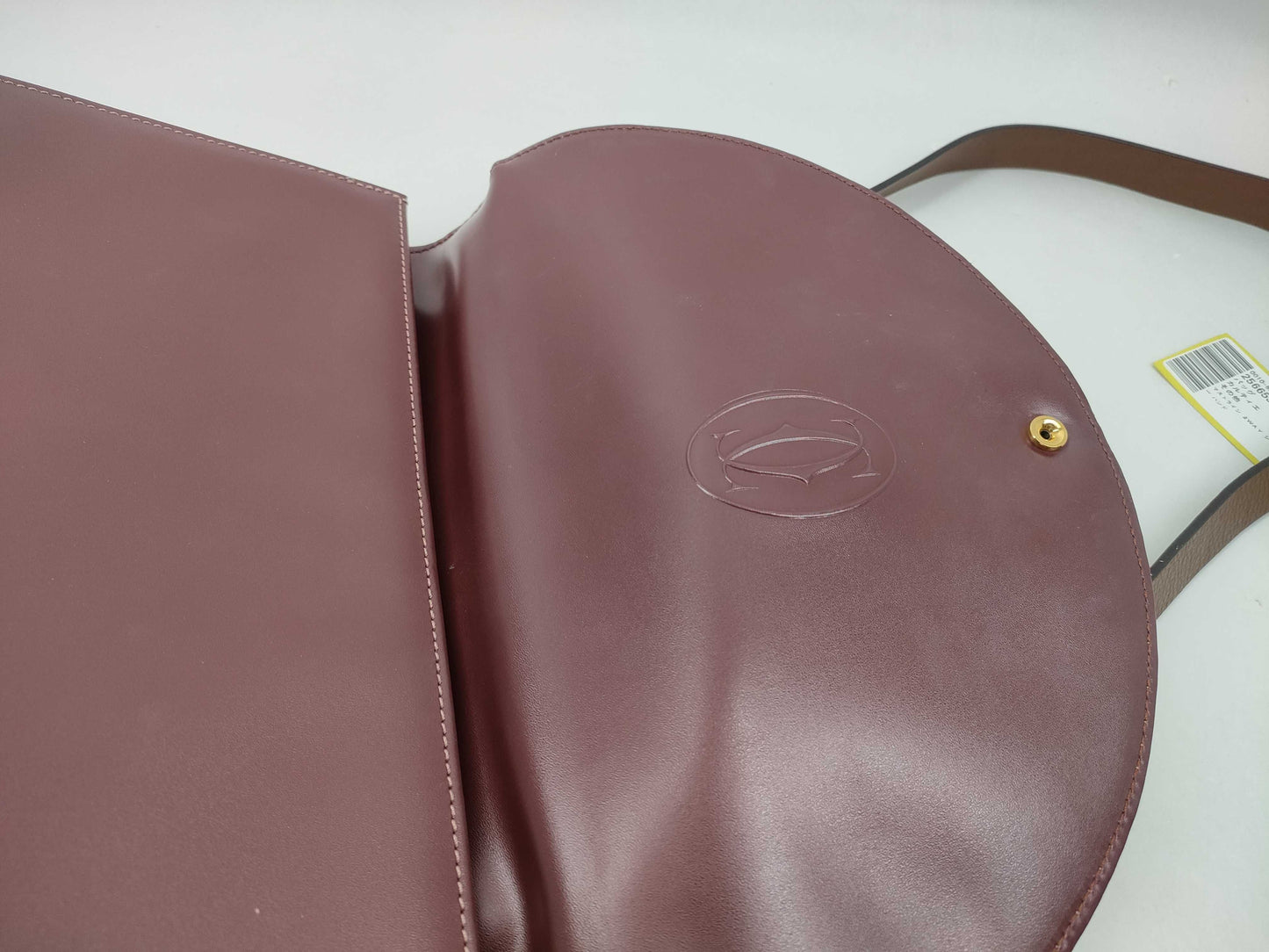 (10460_0125) Cartier Mast Mastline 2WAY Shoulder Hand Handbag