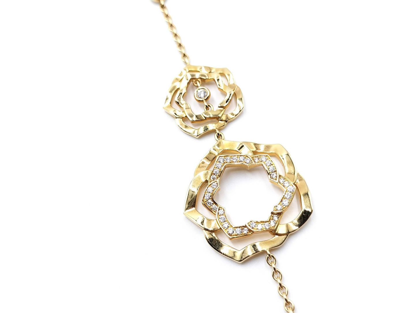 PIAGET Rose Diamond Necklace in Au750, 22.0g