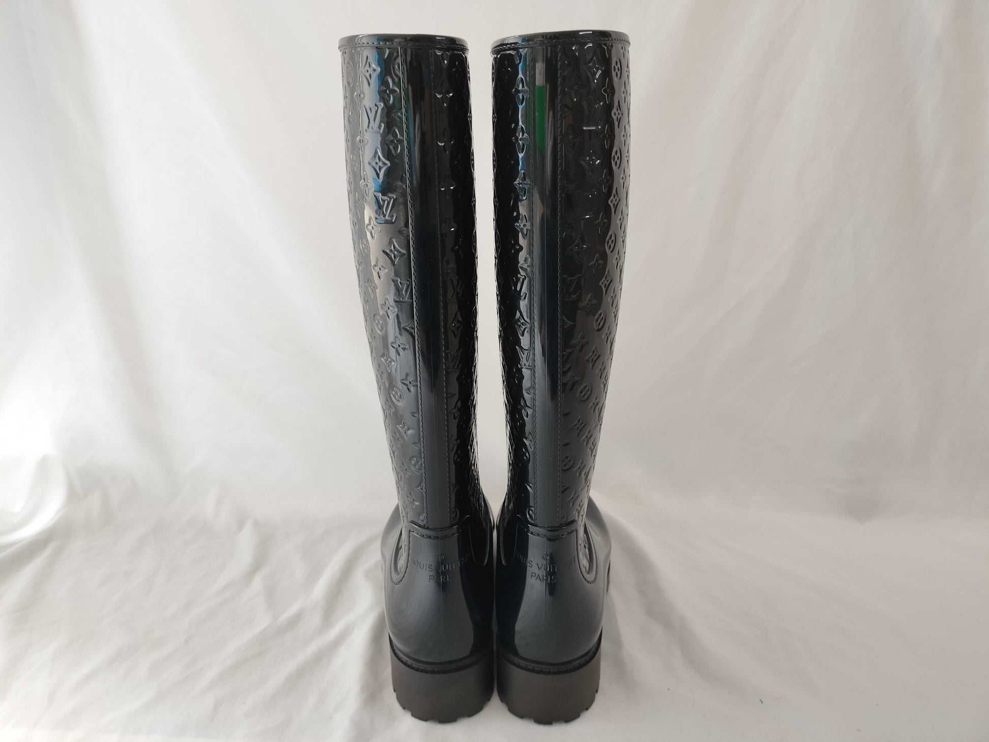 LOUIS VUITTON Monogram Drops Line Boots, Rain Boots, Other Shoes