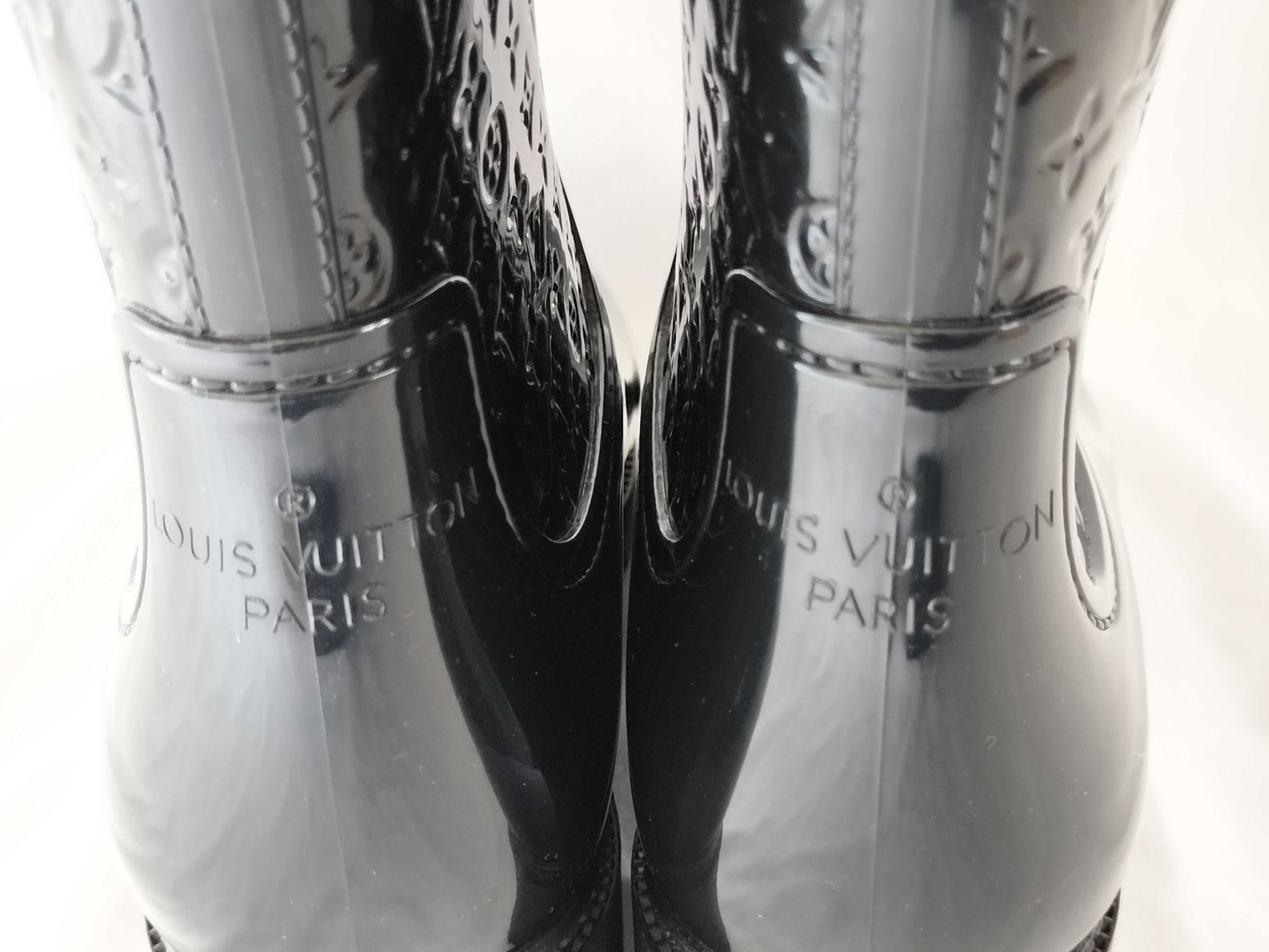 LOUIS VUITTON Monogram Drops Line Boots, Rain Boots, Other Shoes