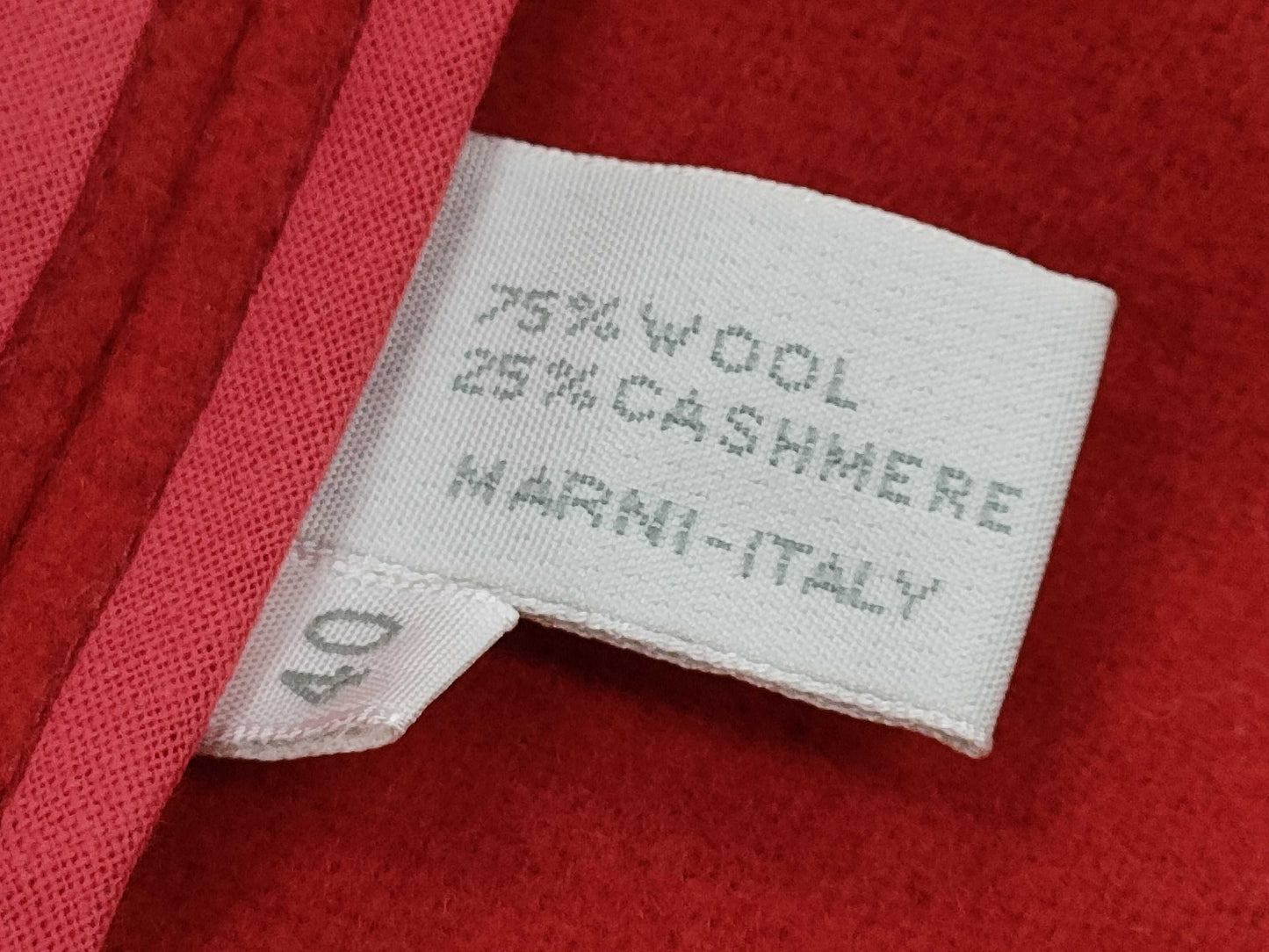 MARNI coat red coat