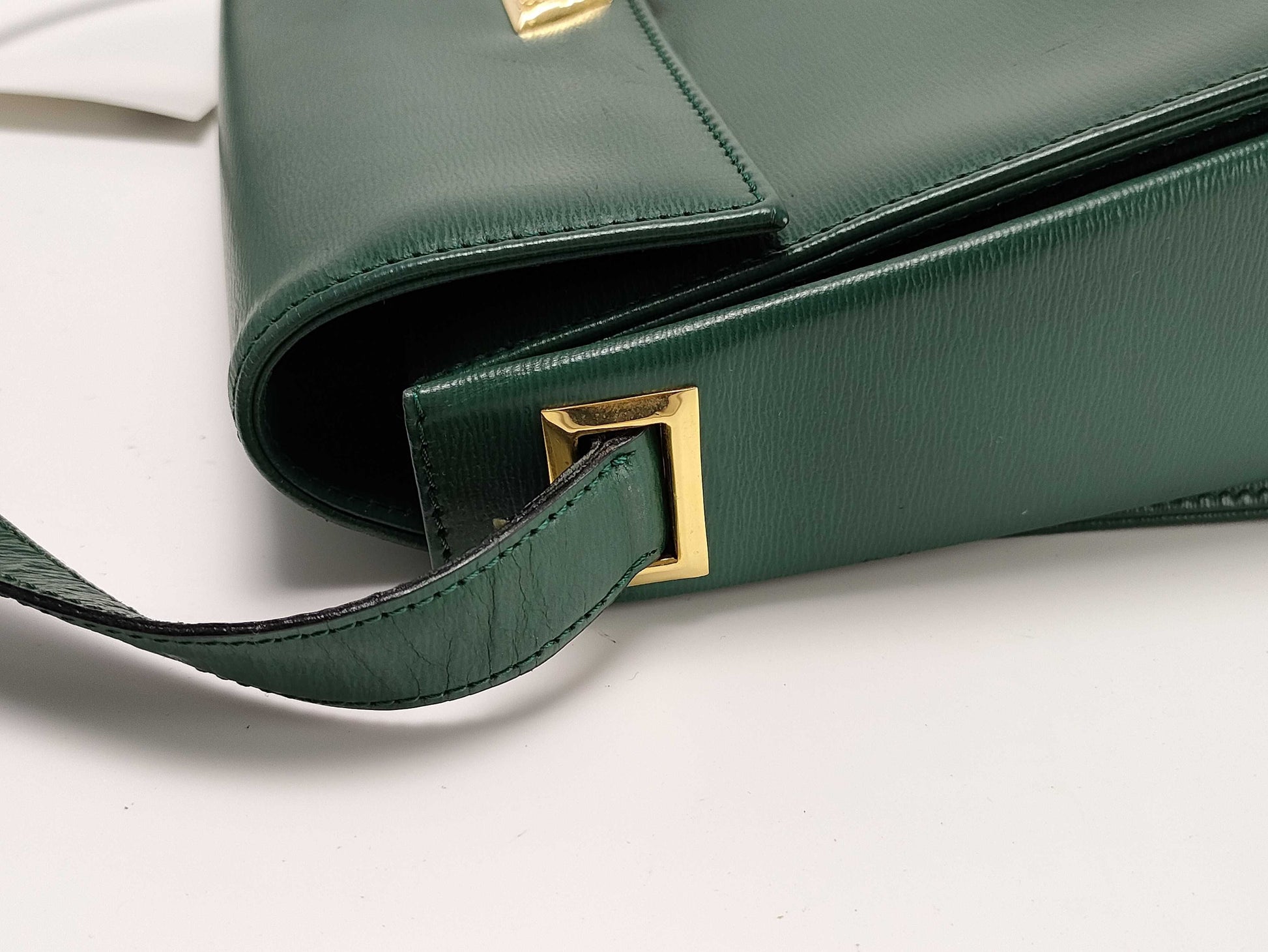 Dior Leather Shoulder Bag Green