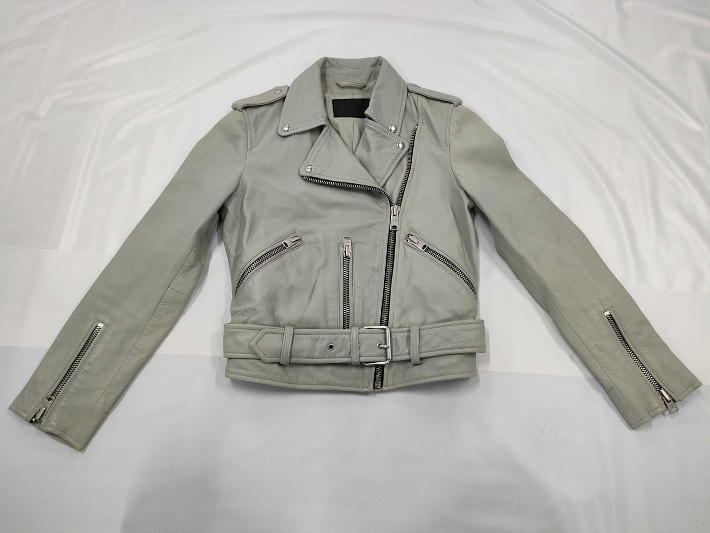 AllSaints Lamb Leather Rider's Jacket