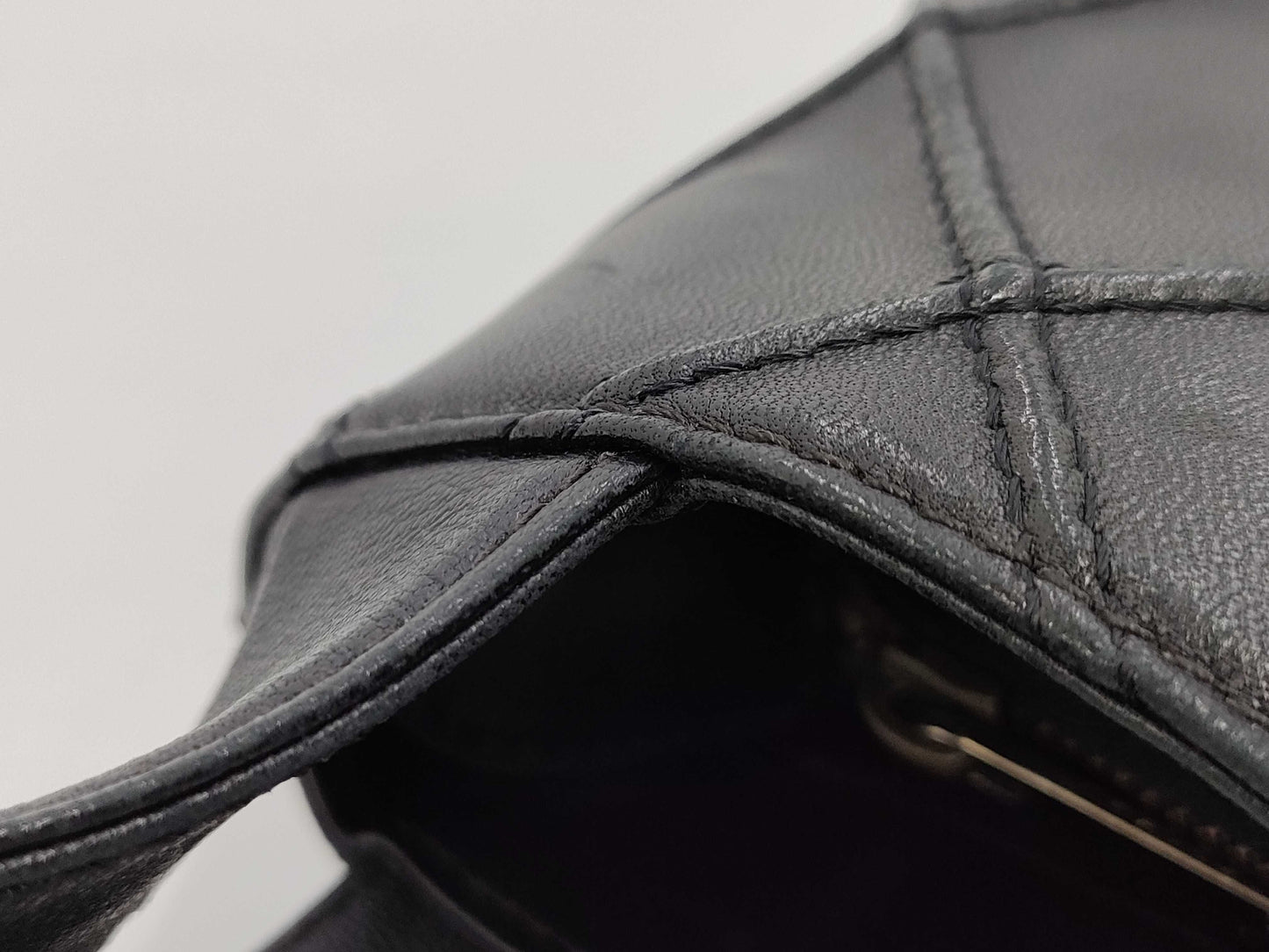 CHANEL Bicolor Lambskin Shoulder Bag with Warranty