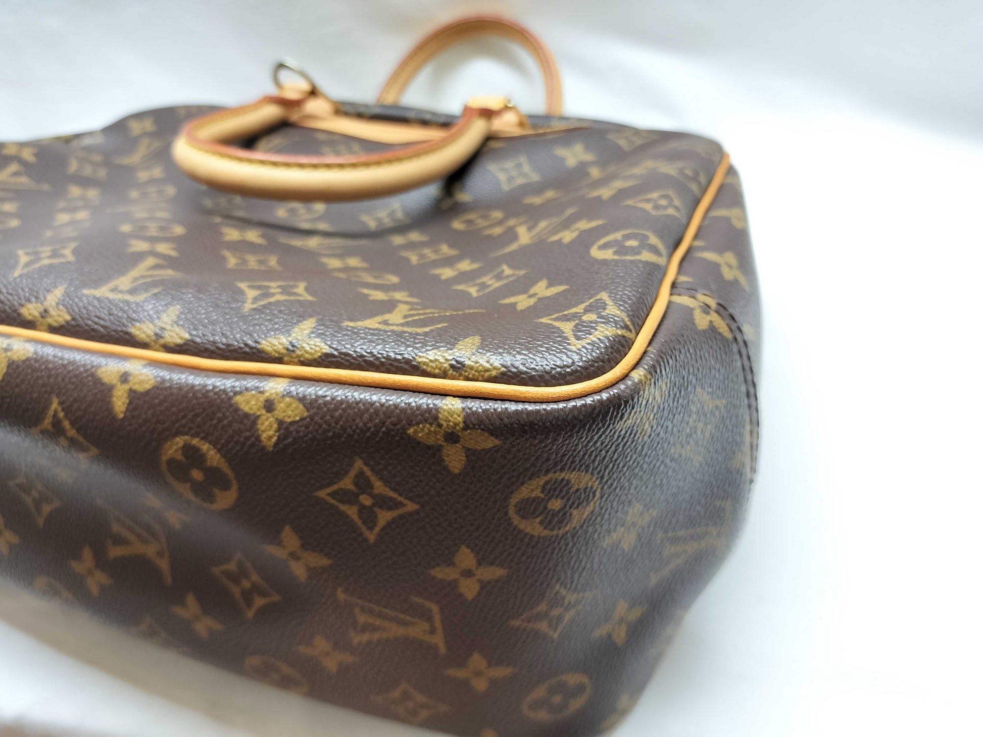 LOUIS VUITTON Monogram Deauville M47270 Handbag