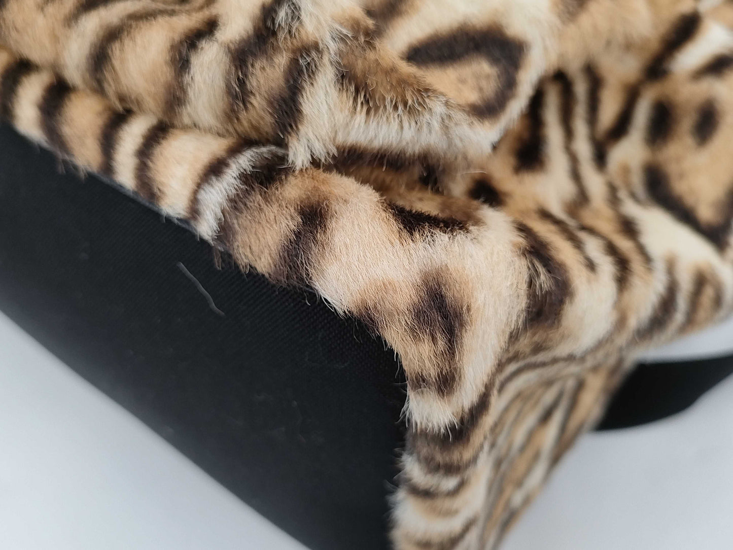 Yves Saint Laurent Fur Backpack