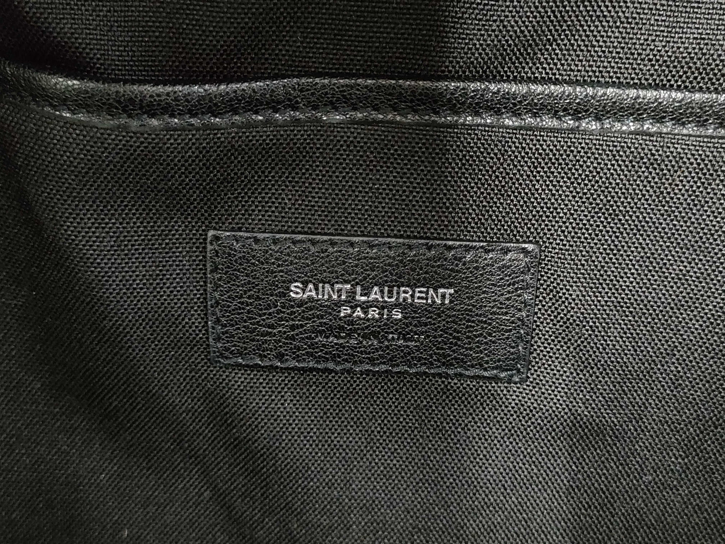 Yves Saint Laurent Fur Backpack