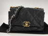 CHANEL Lambskin Chanel 19 Chain Shoulder Bag