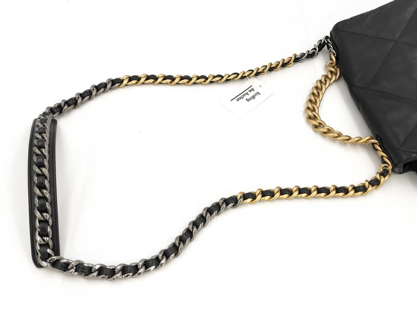 CHANEL Lambskin Chanel 19 Chain Shoulder Bag