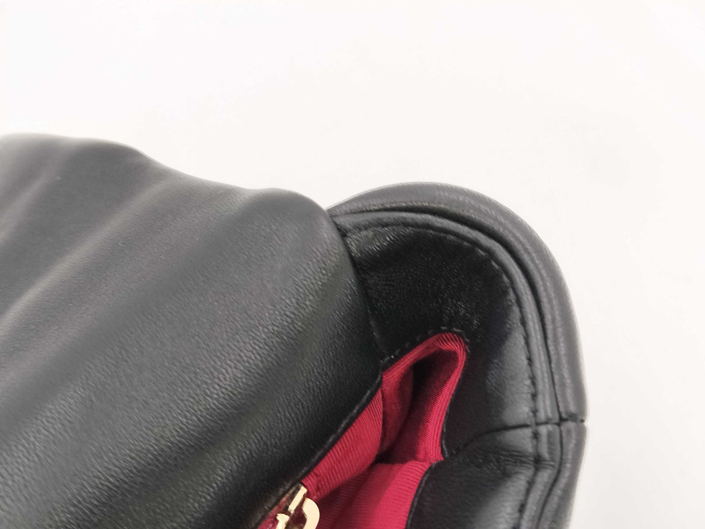 CHANEL Lambskin Chanel 19 Chain Shoulder Bag