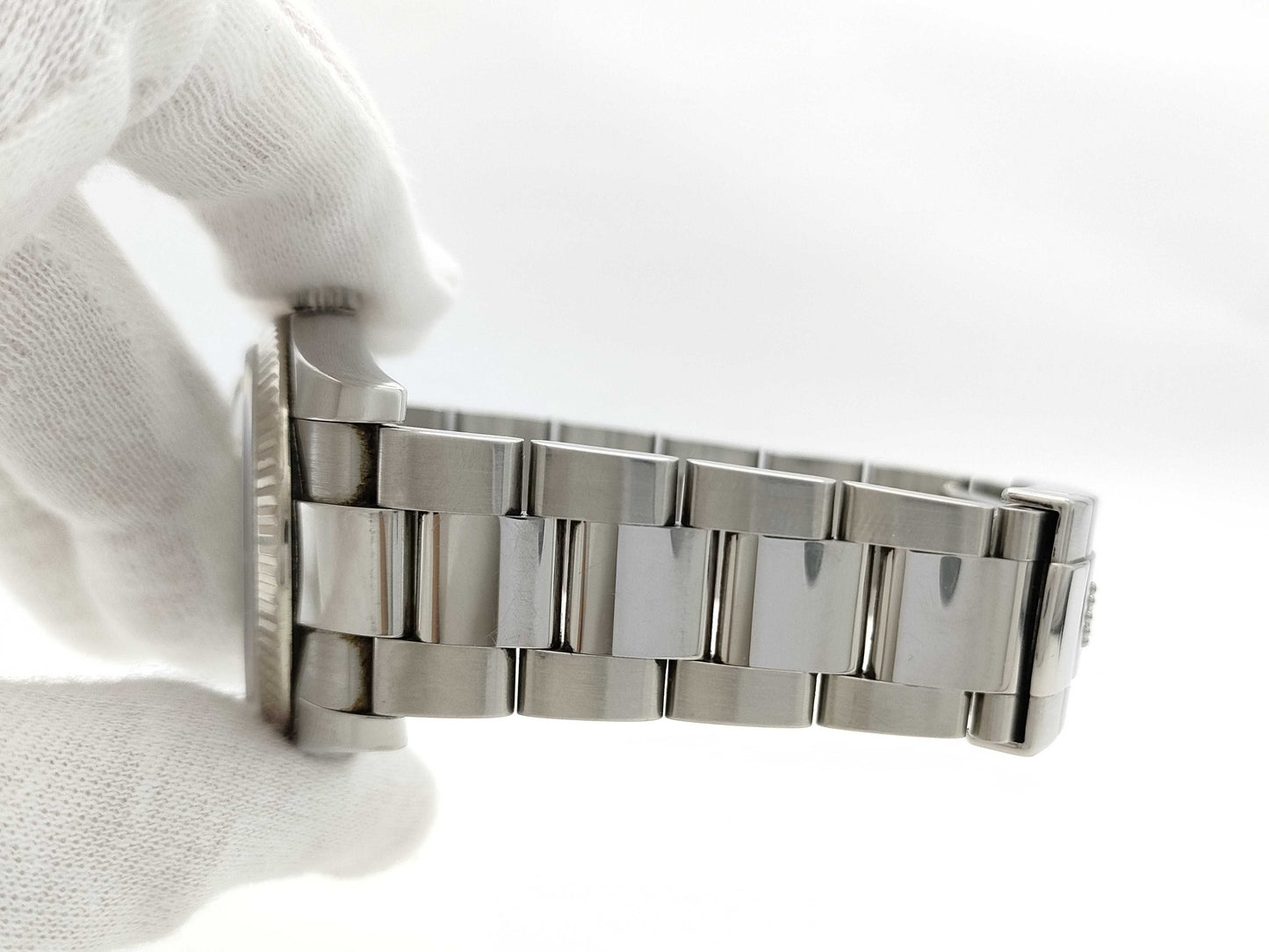ROLEX 116234 D956349 White Roman Men's Watch