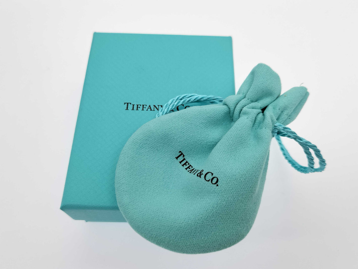 Tiffany & Co. T Smile Small Ruby WG Au750 2.9g Bracelet/Bangle