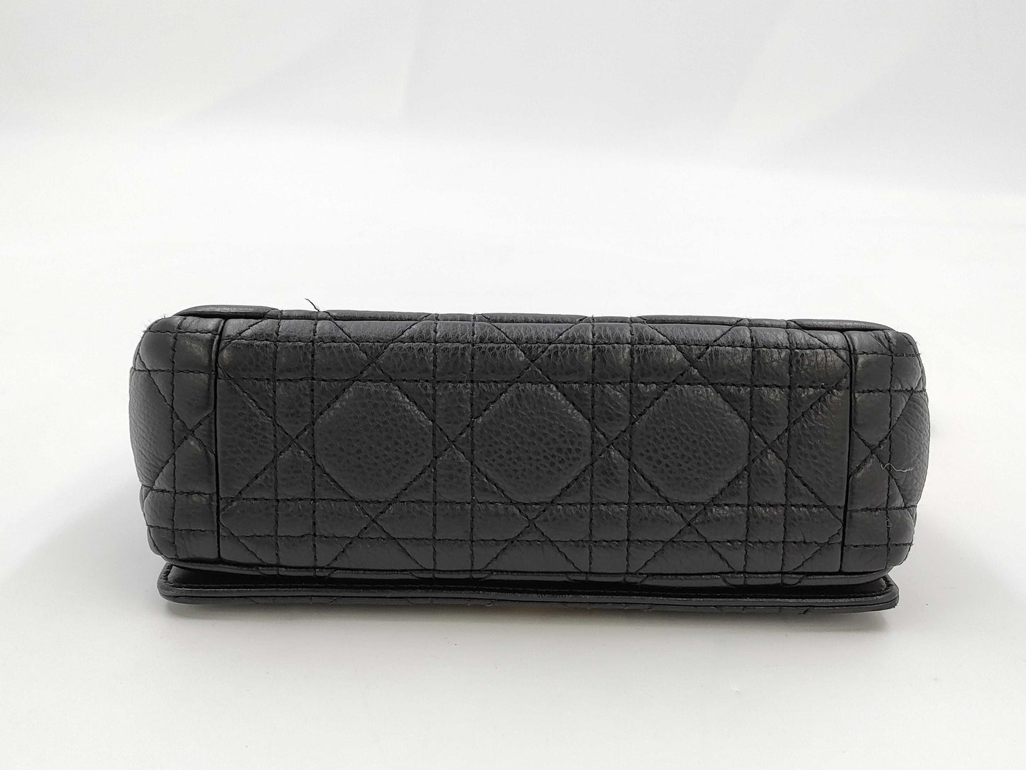 Dior Lady Dior Chain Shoulder Bag, Black, Caro Cannage, 20cm