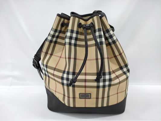 BURBERRY Nova Check Shoulder Bag