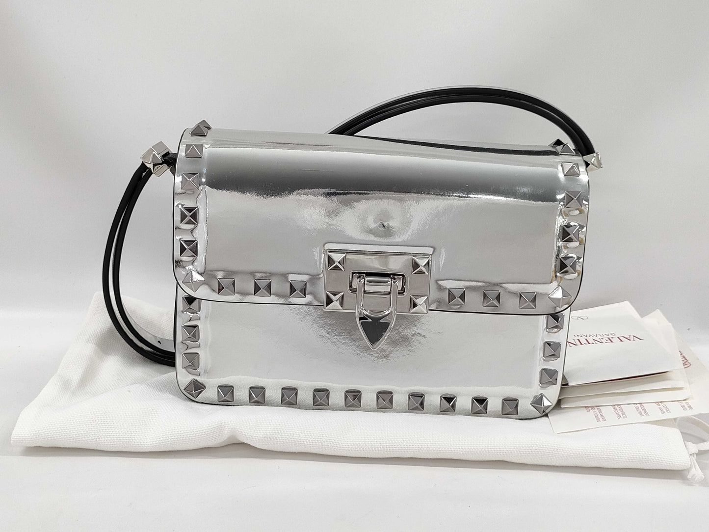 VALENTINO Metallic/Tote Shoulder Bag