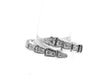 BVLGARI Serpenti Viper S Full Diamond WG Au750 5.8g Ring