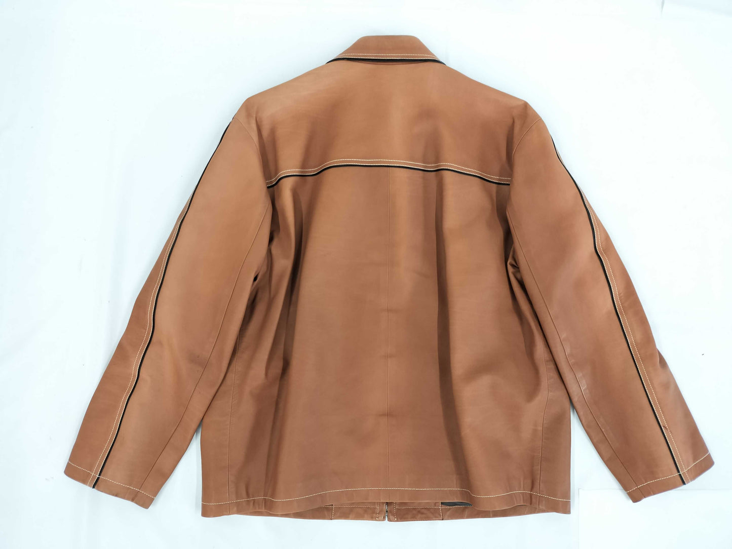 HERMES Calfskin/Leather Jacket Size 58 Jacket