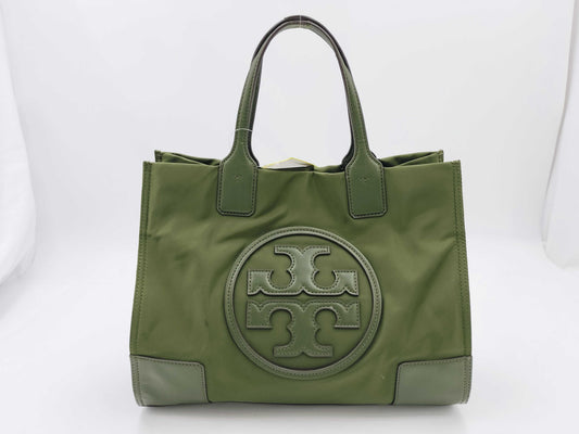 Tory Burch nylon and leather tote bag