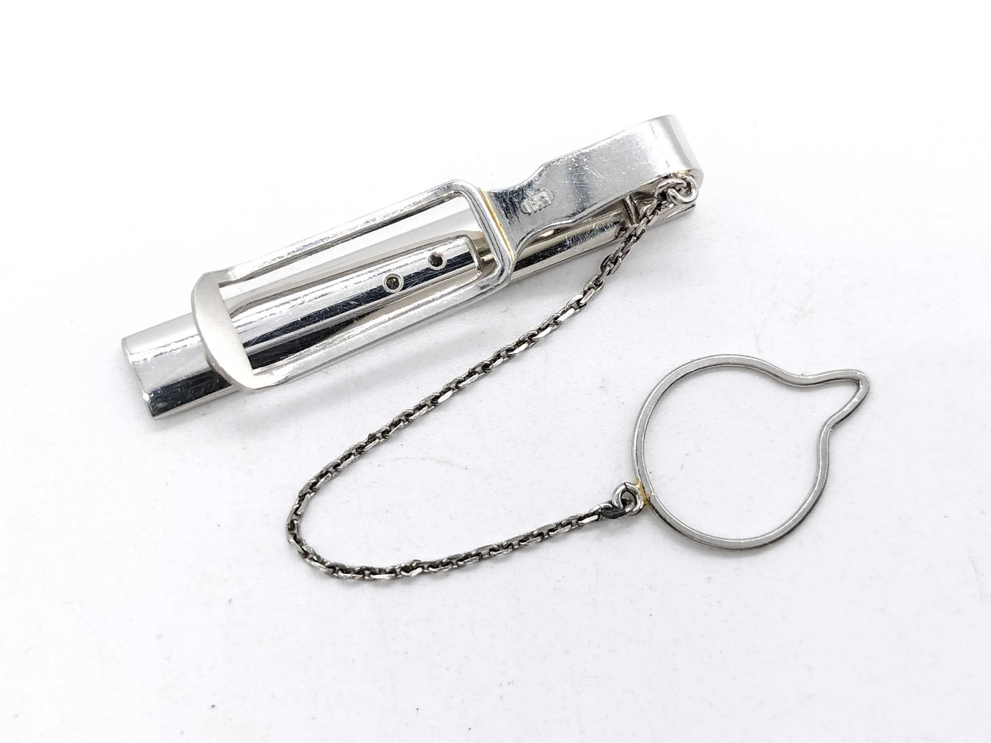3-piece diamond PT900/PT850 23.1g Tie pin / cuff