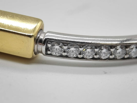 Tiffany & Co. Rock d1.20ct Yellow Gold/White Gold Au750 32.9g Bracelet/Bangle