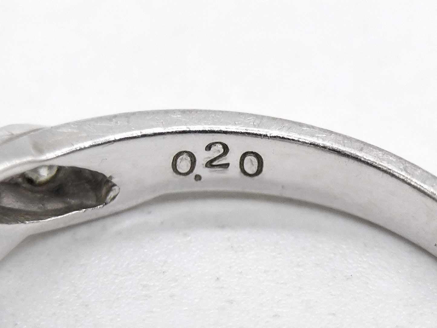 D0.20ct Pt900 3.3g Ring