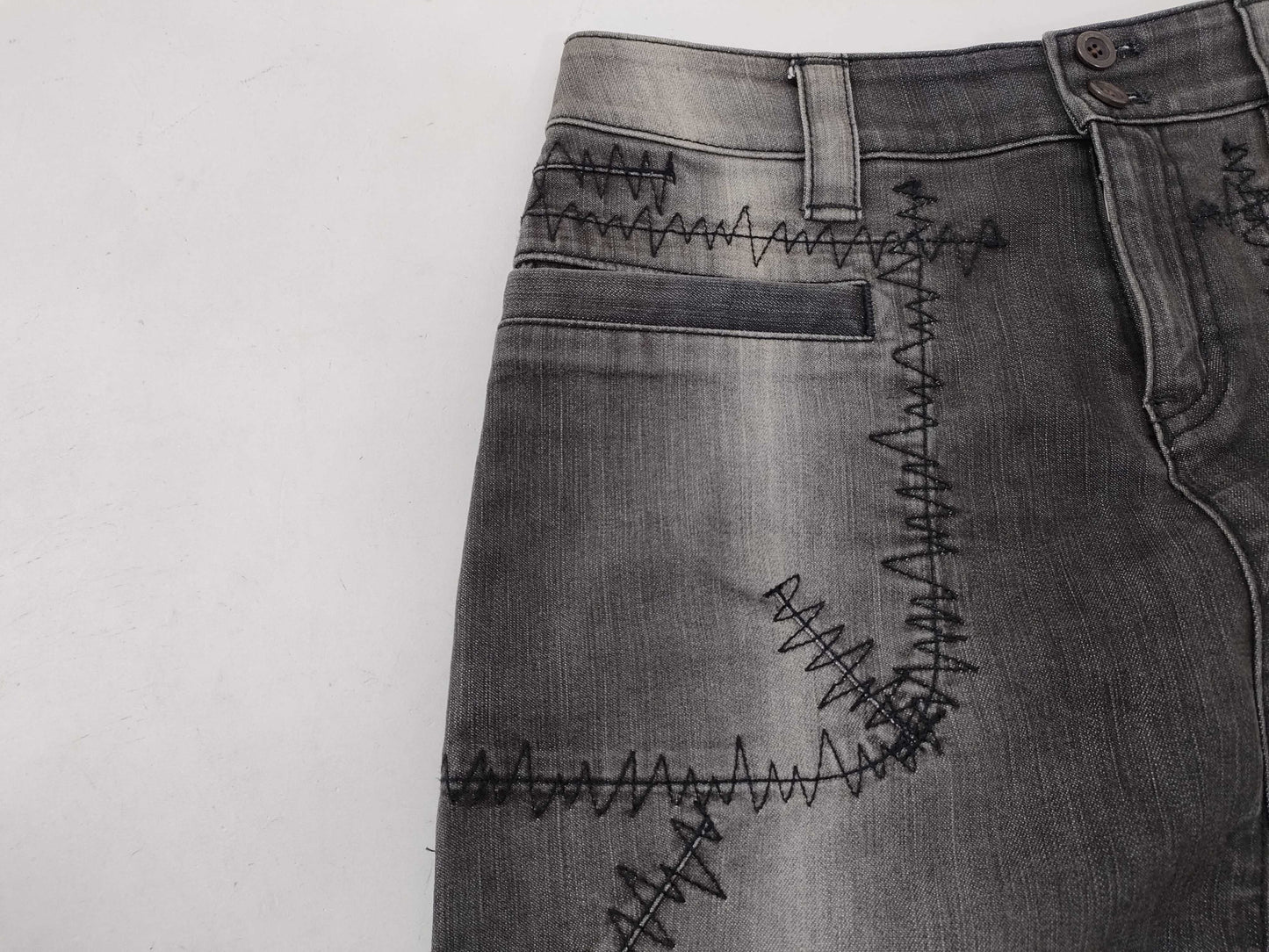 ISSEY MIYAKE denim skirt