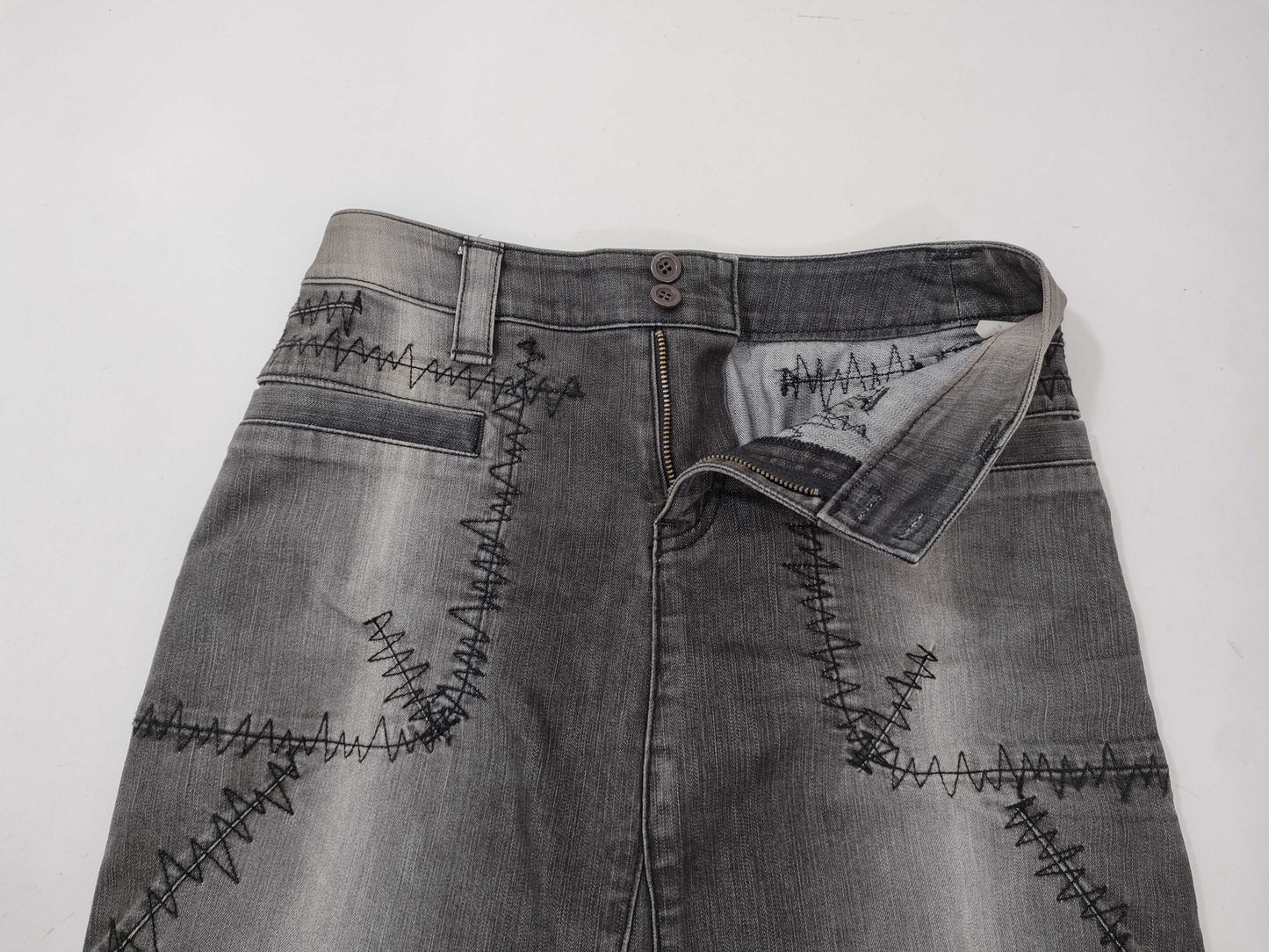 ISSEY MIYAKE denim skirt