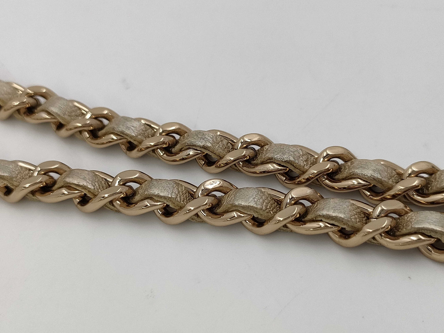 CHANEL Lambskin Matelasse Heart Chain Shoulder Bag