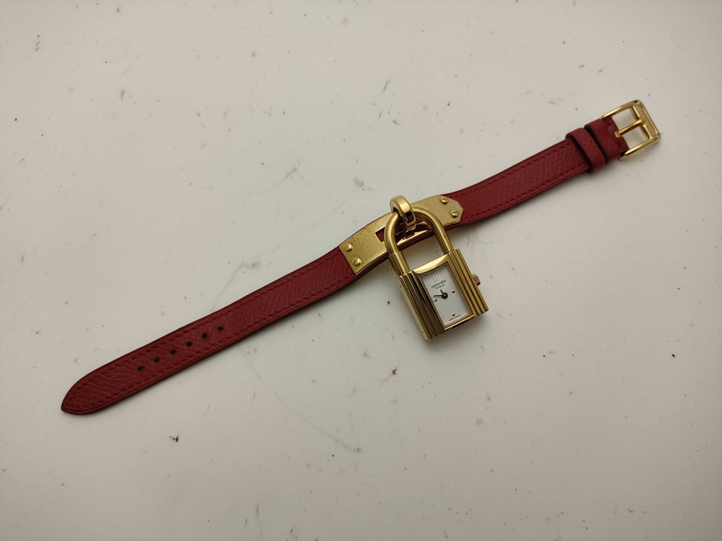 HERMES Kelly Kelly Watch 〇Y Unusual Women's Watch