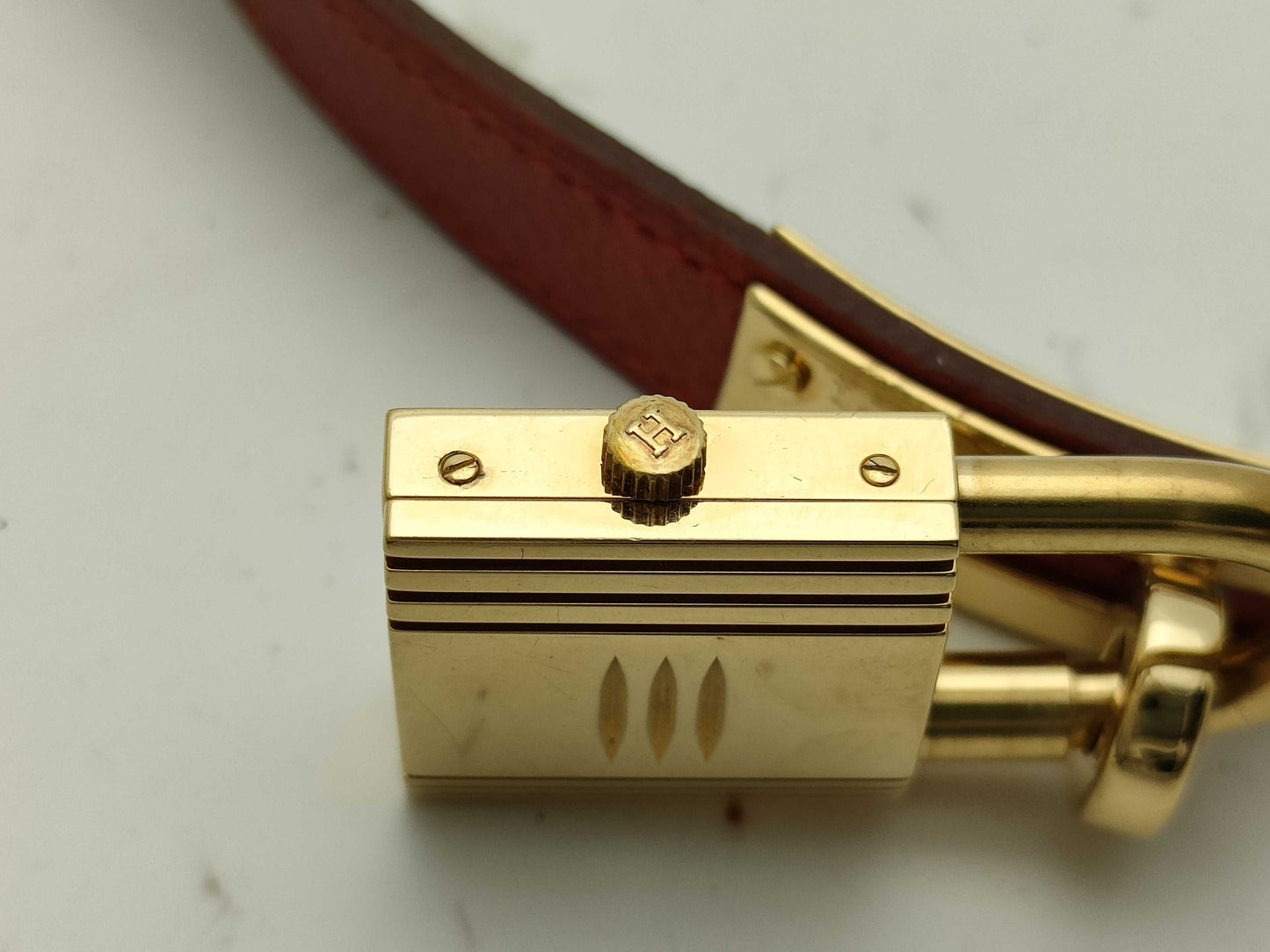 HERMES Kelly Kelly Watch 〇Y Unusual Women's Watch