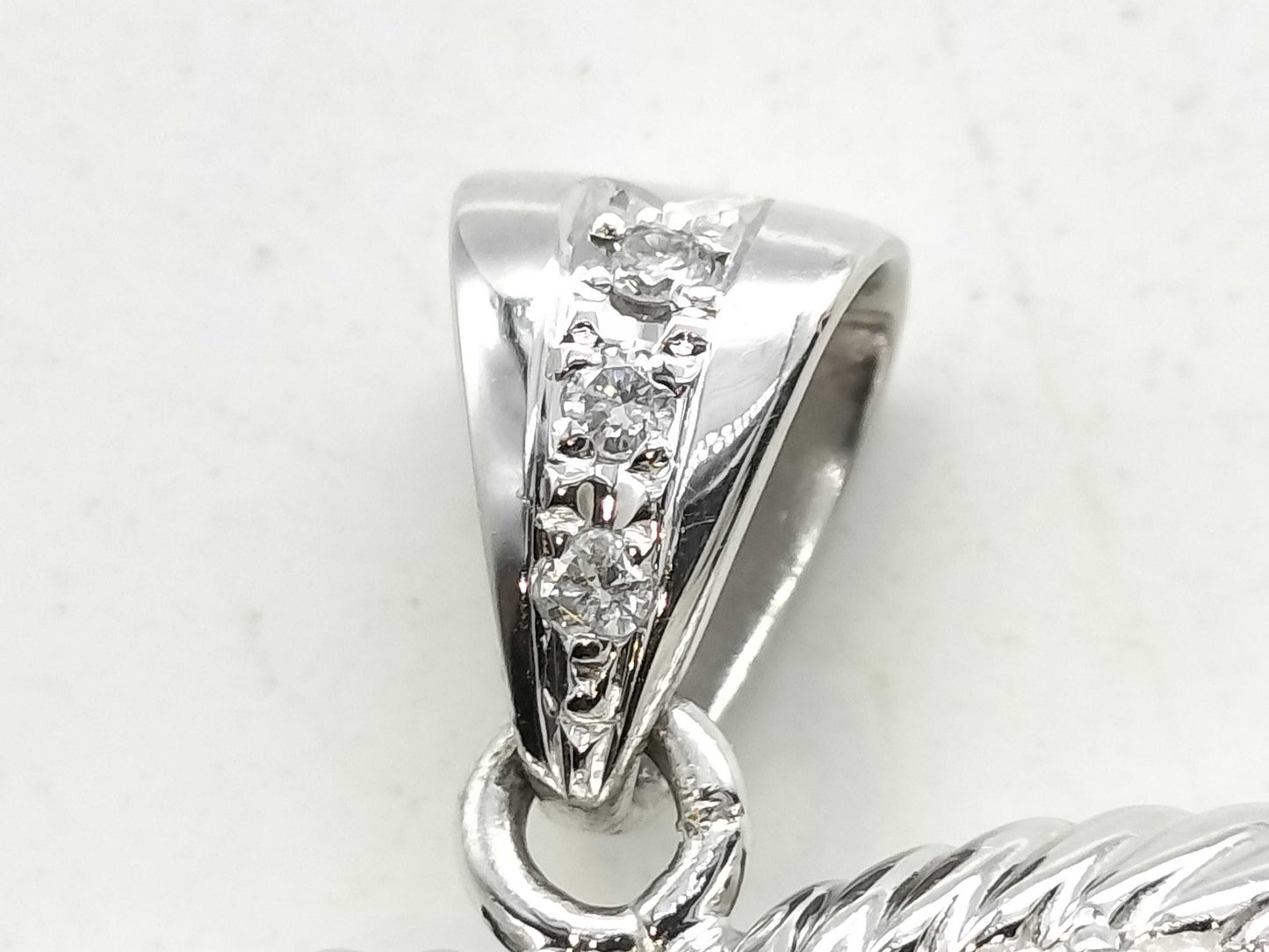 D3.00ct Pt900 14.8g Pendant Top
