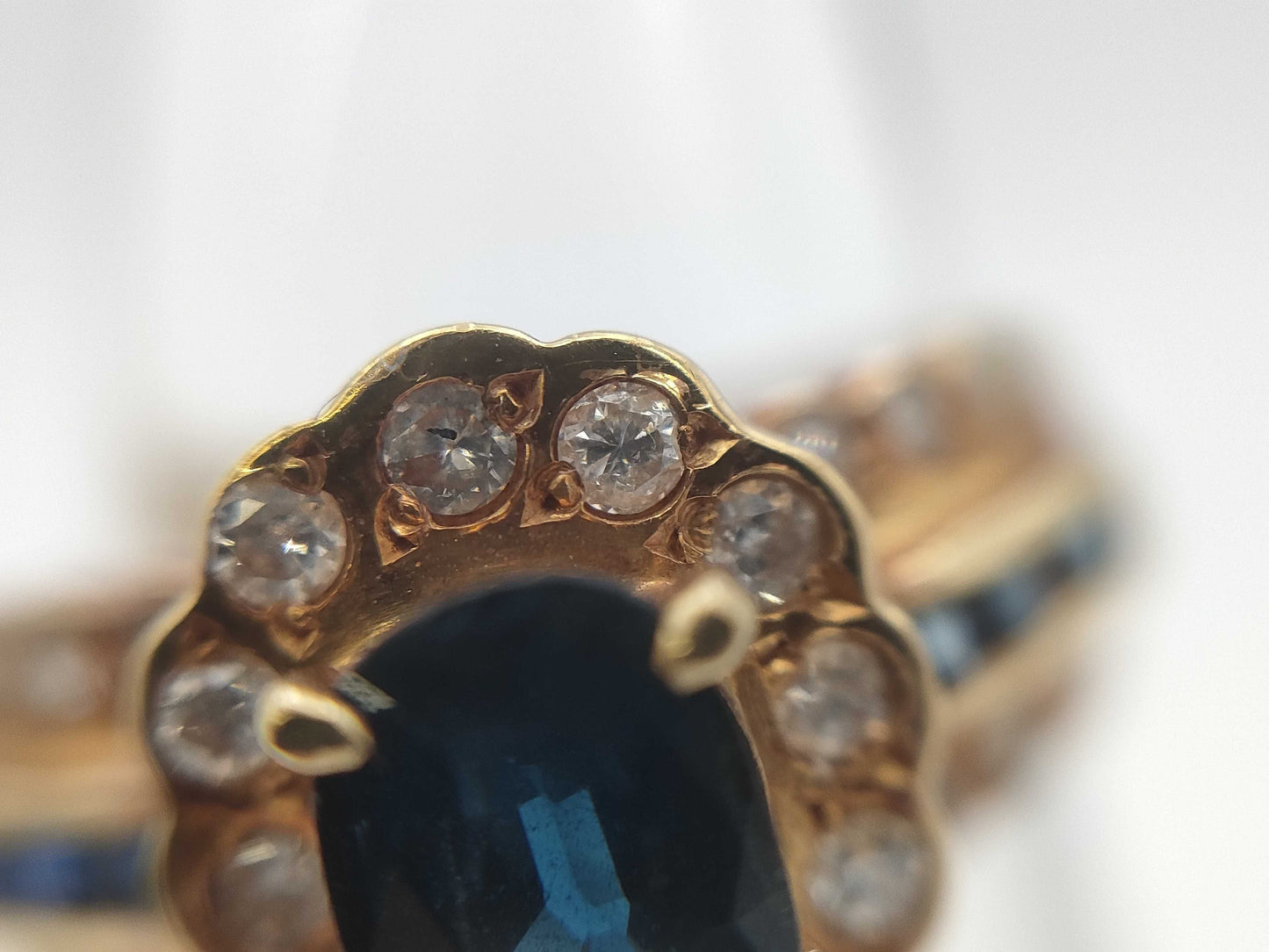 S 0.72ct/0.19ct D 0.31ct K18 4.5g Ring