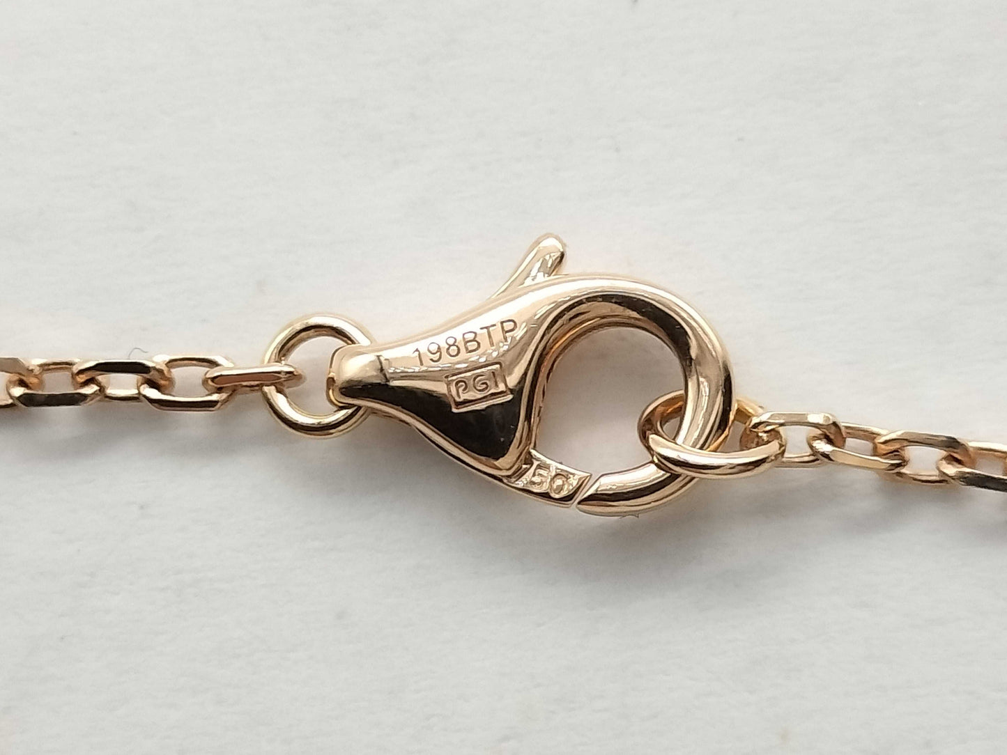 Cartier Love Circle Diamond Necklace in PG and Au750, 5.8g