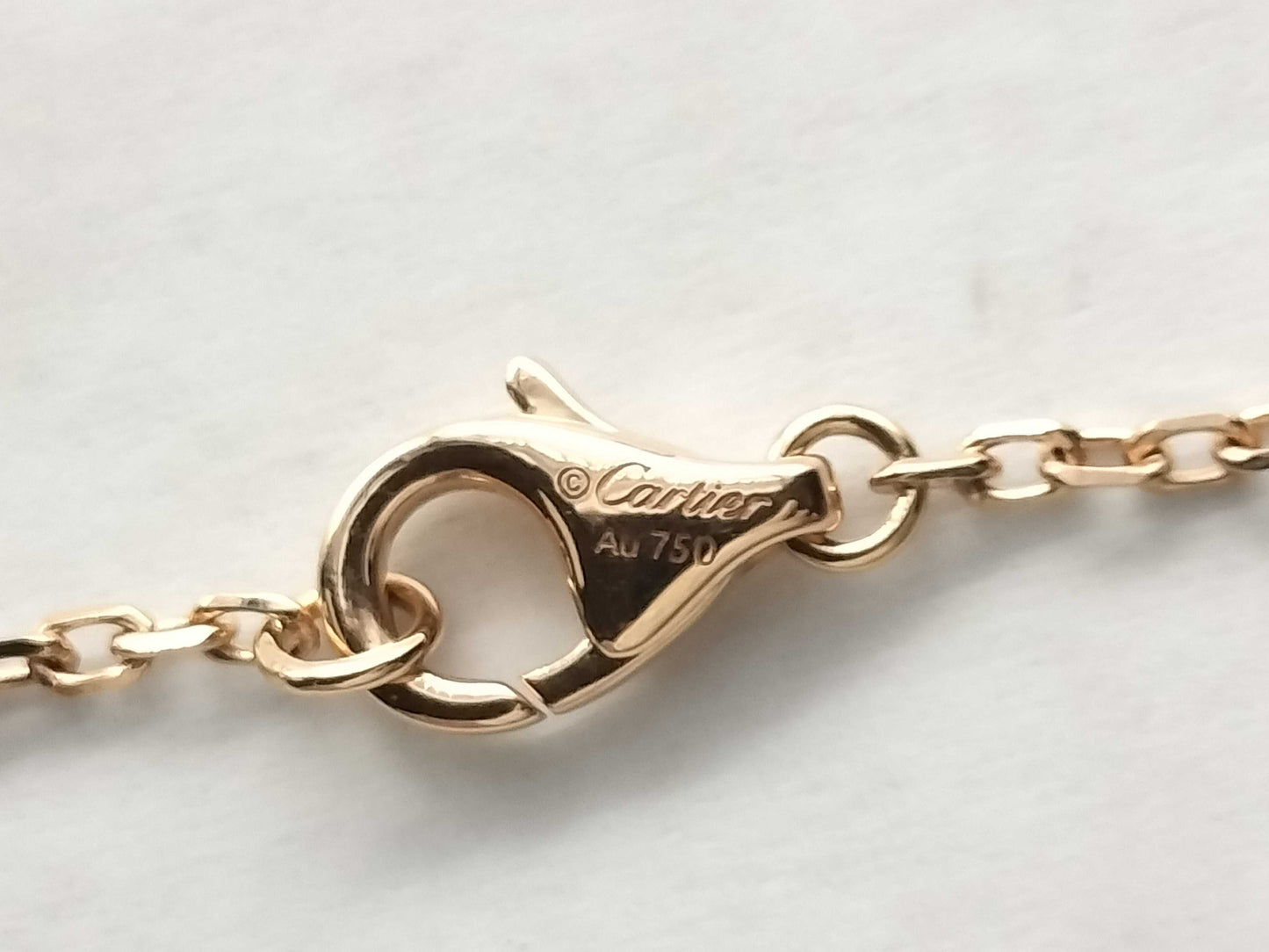 Cartier Love Circle Diamond Necklace in PG and Au750, 5.8g
