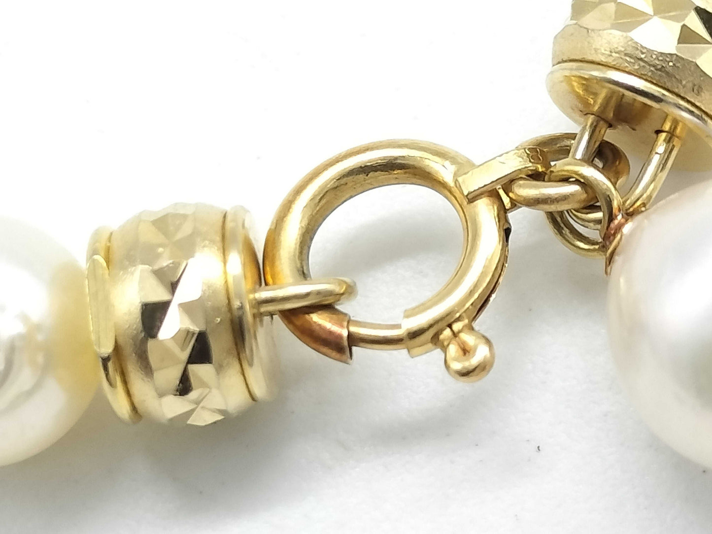 Pearl diameter 6.1mm/6.9mm K18/K2 10.7g Bracelet/Bangle