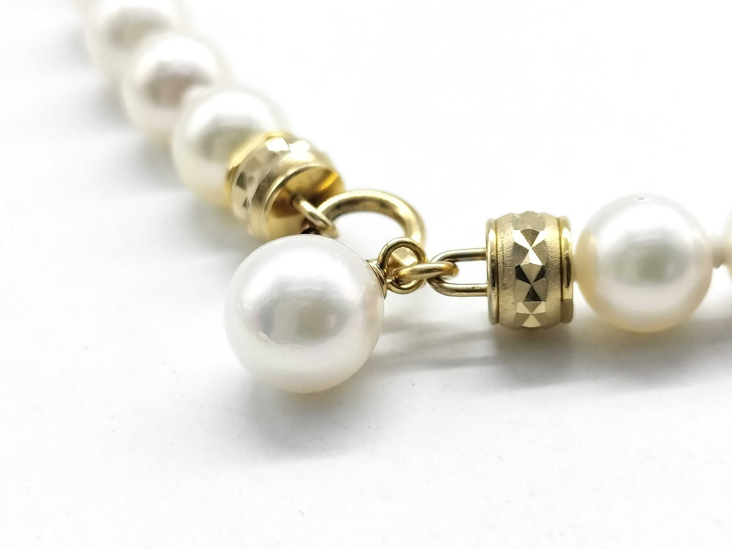 Pearl diameter 6.1mm/6.9mm K18/K2 10.7g Bracelet/Bangle
