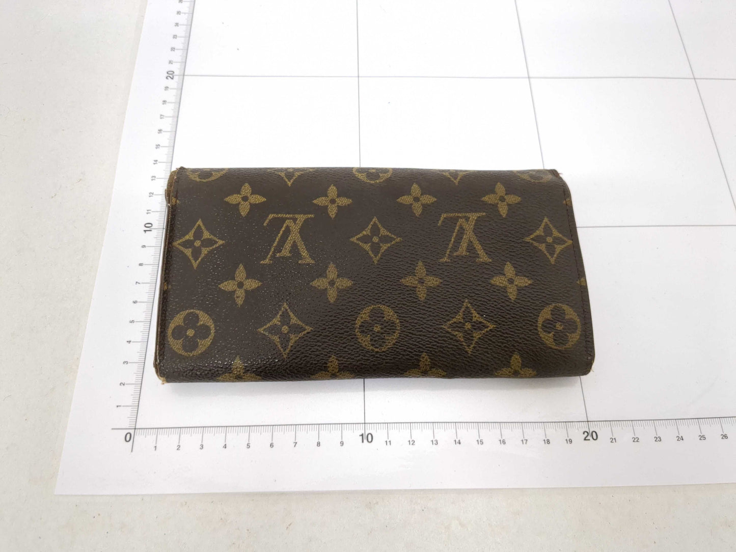 (10463_0009) LOUIS VUITTON Monogram Vuitton/Gucci/Celine Long Wallet 3 Pieces Wallet
