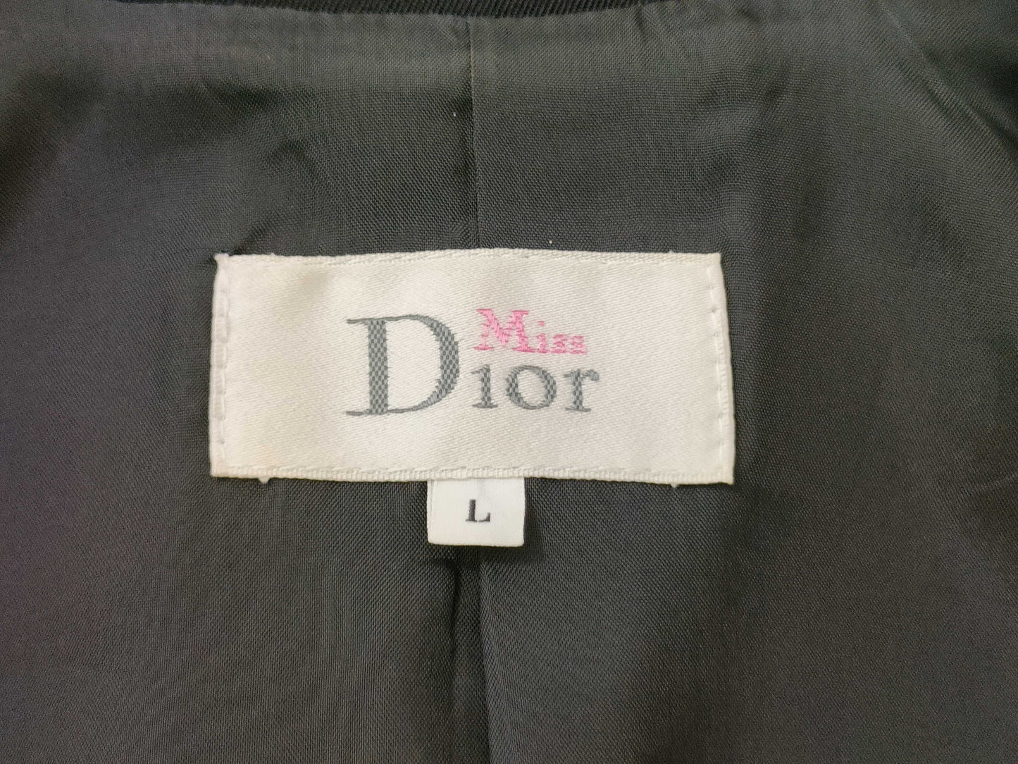 Dior Miss Gold Button Jacket Black Jacket